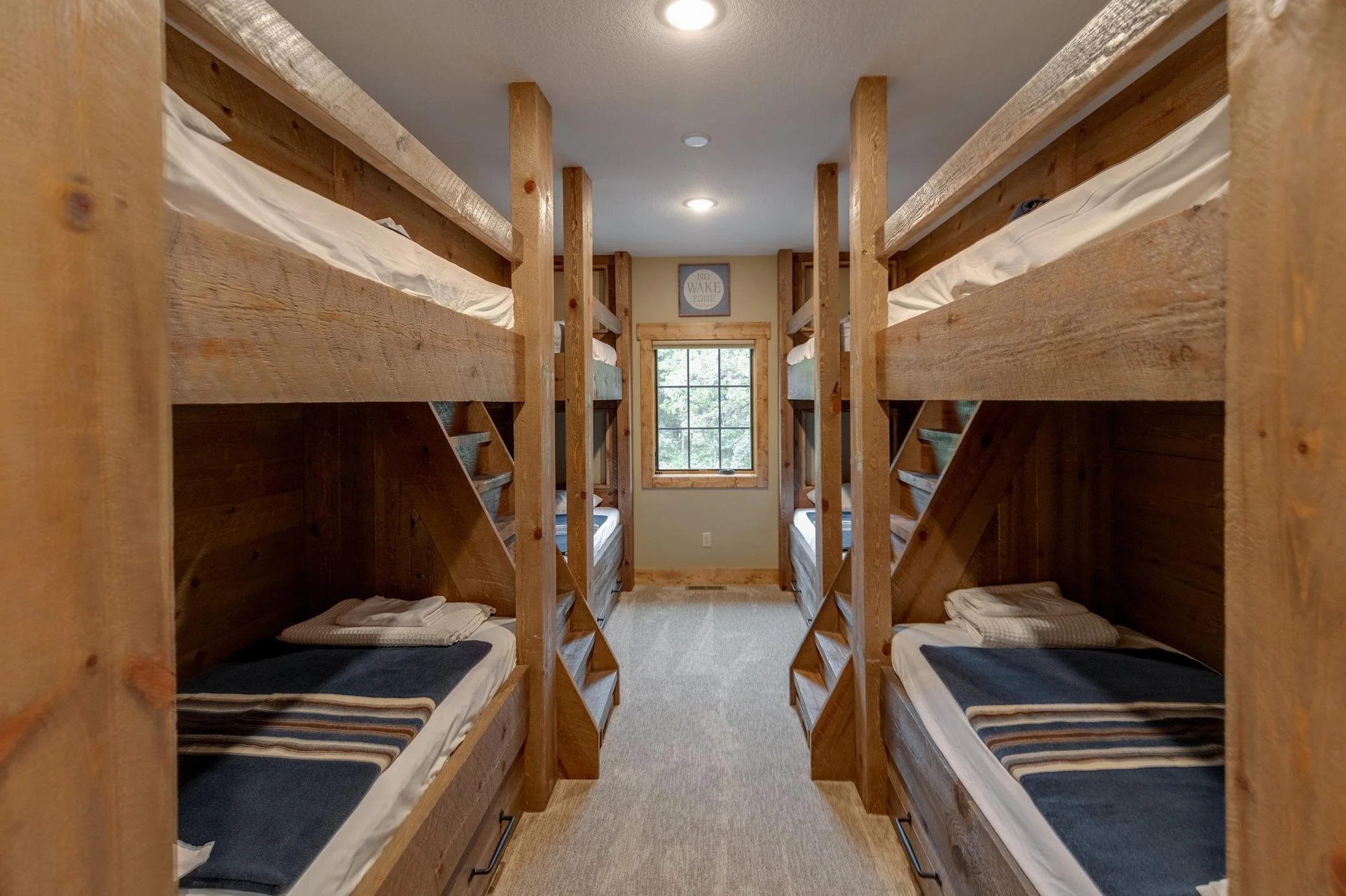 BEDROOM 2 - Second Floor: Bunk Room - 8 Twin Beds