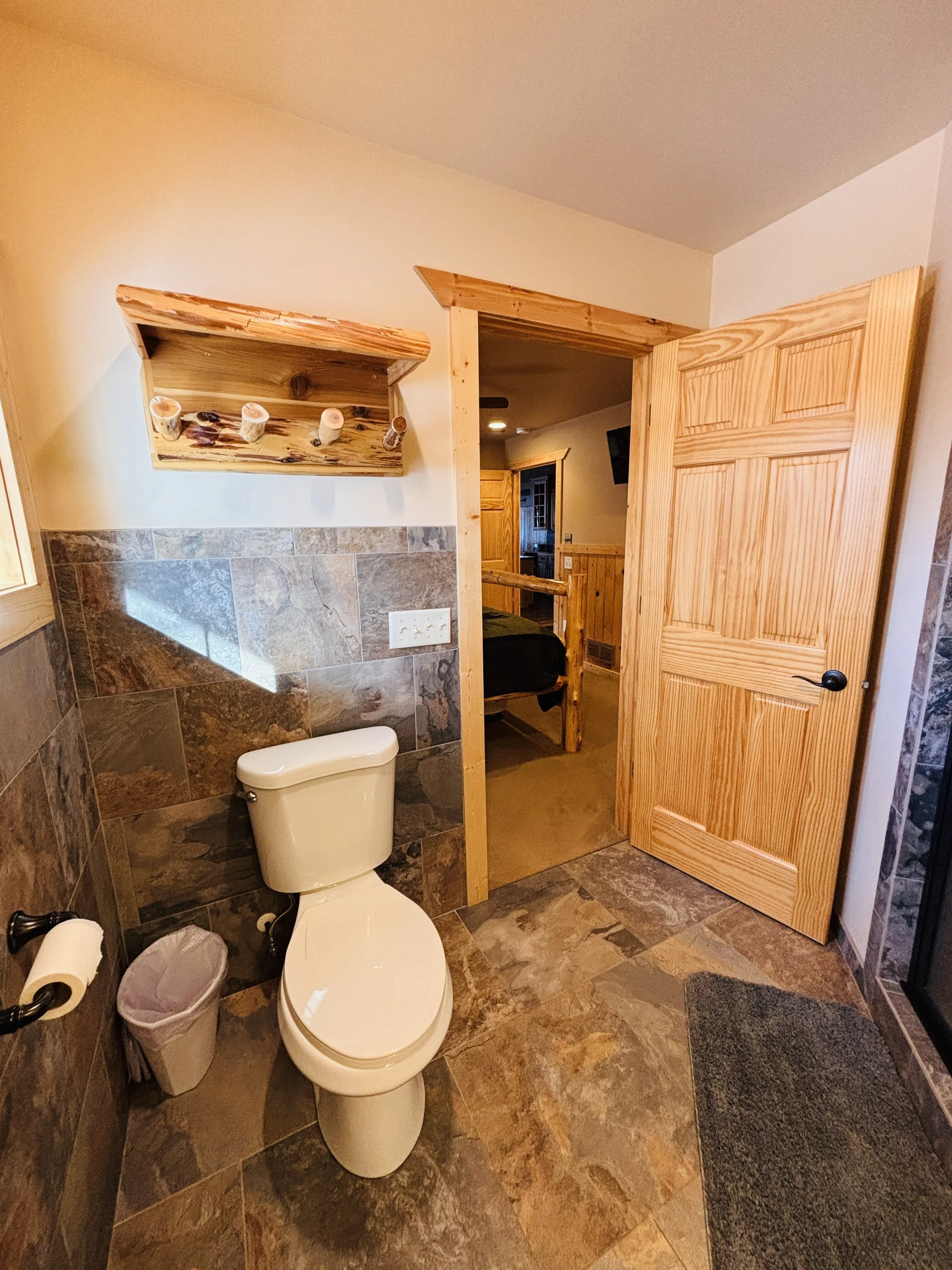 BEDROOM 1 - Main Floor: Queen Suite Bathroom