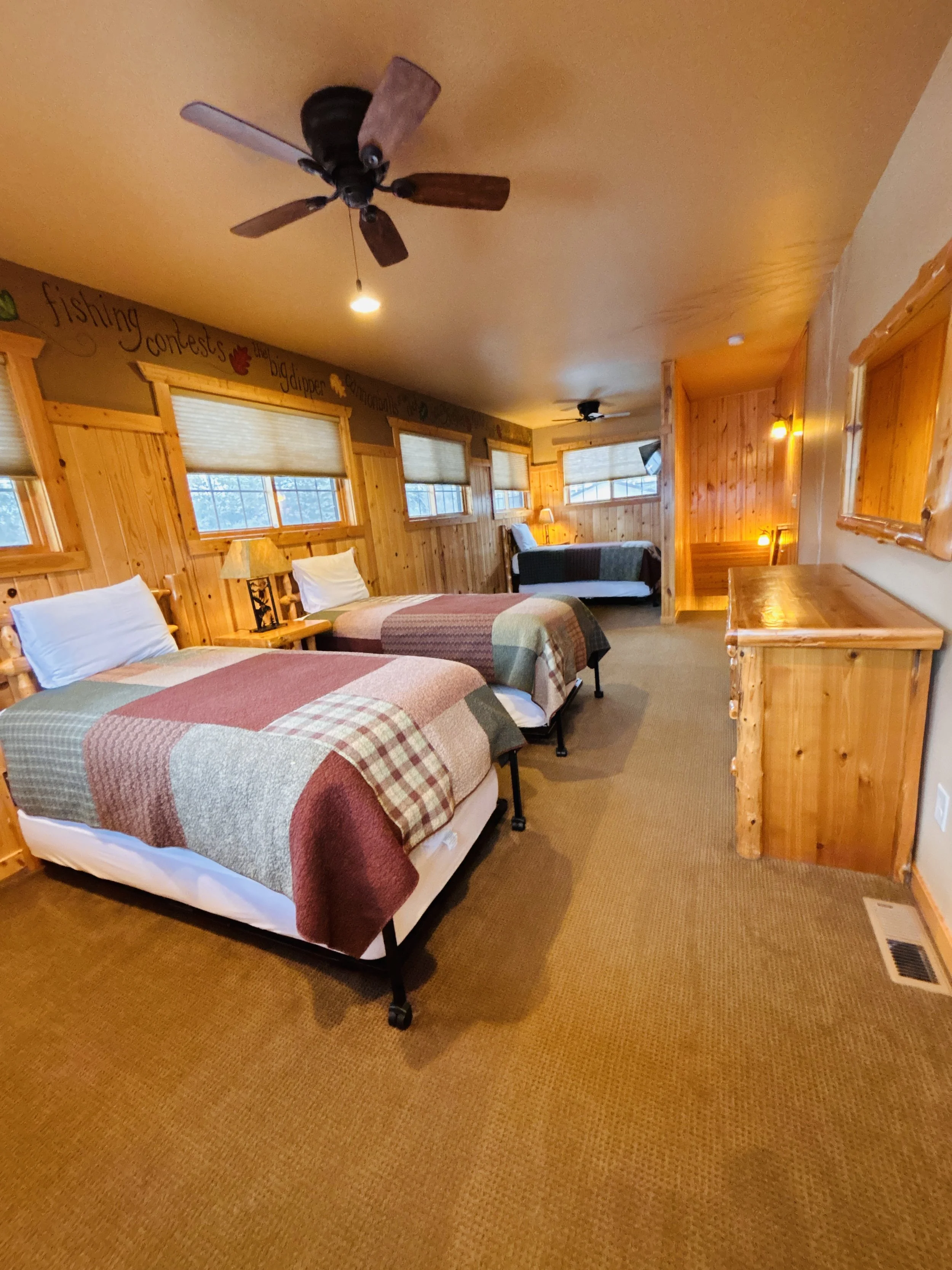 BEDROOM 4 - Third Floor: 3 Twin Beds / 3 Twin Trundle Beds