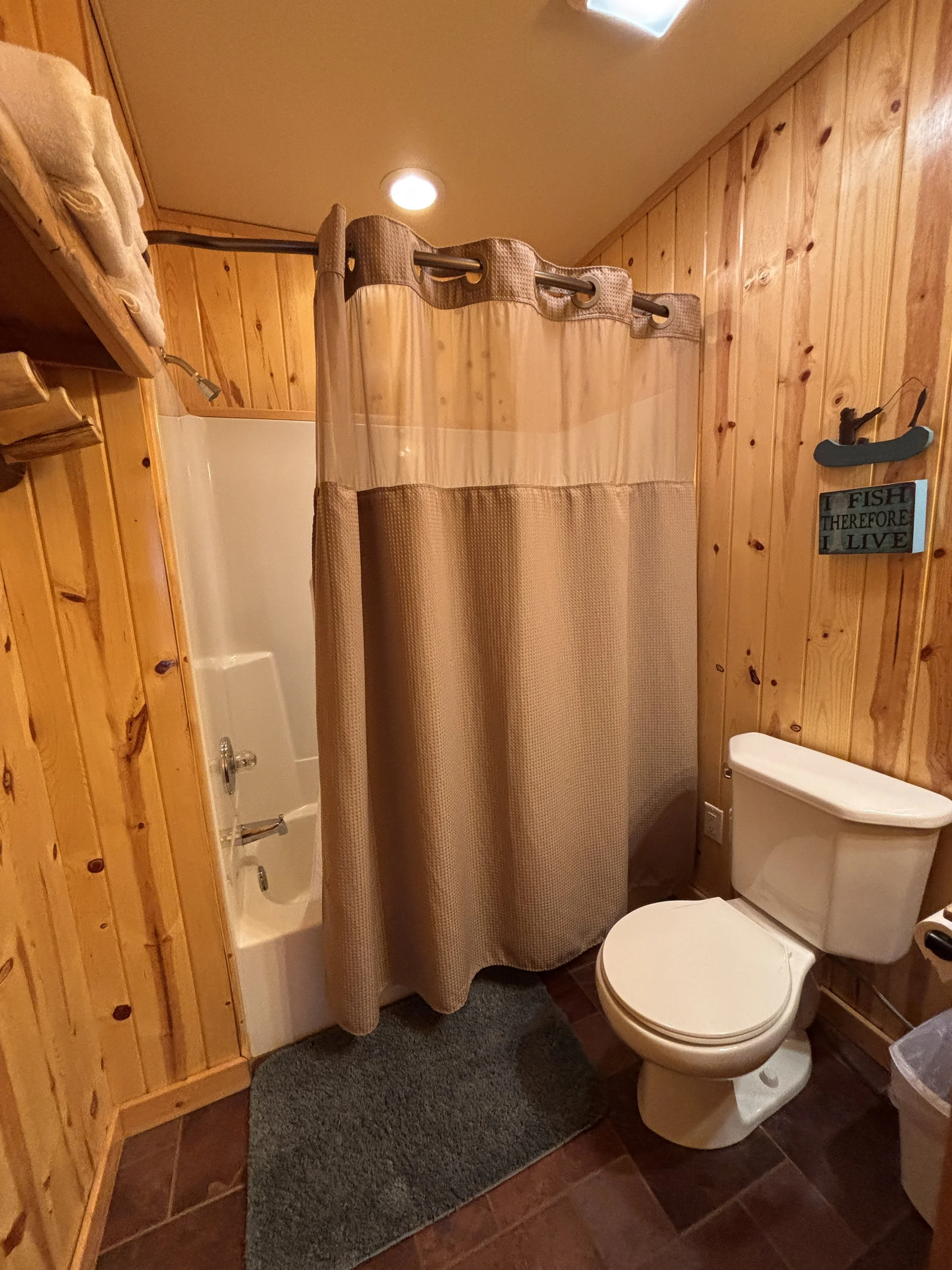 BEDROOM 4 - Third Floor Loft: Bathroom / Shower-Tub Combo (located on second floor)