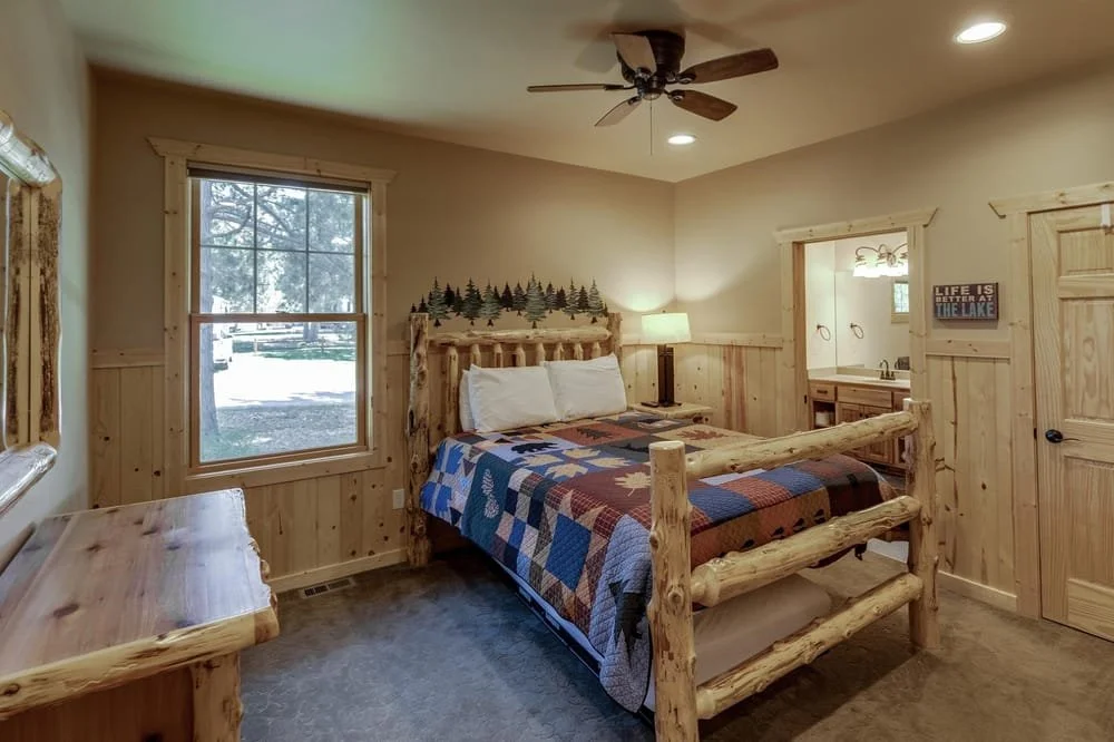 BEDROOM 1 - Main Floor: Queen Suite / Twin Trundle Bed