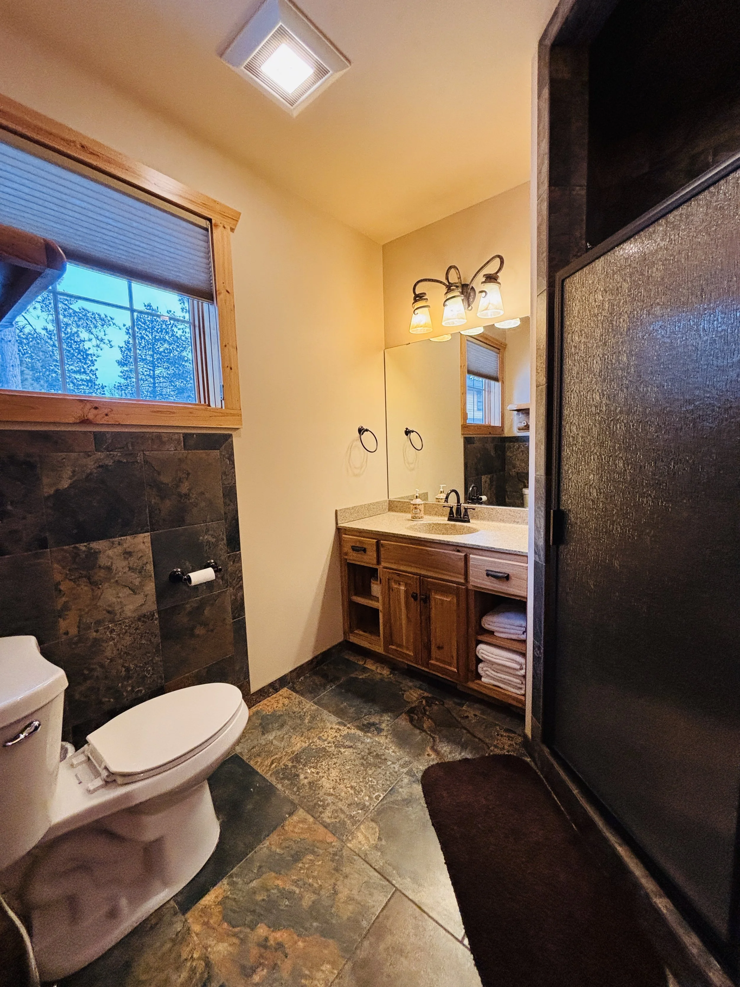BEDROOM 1 - Main Floor: Queen Suite Bathroom