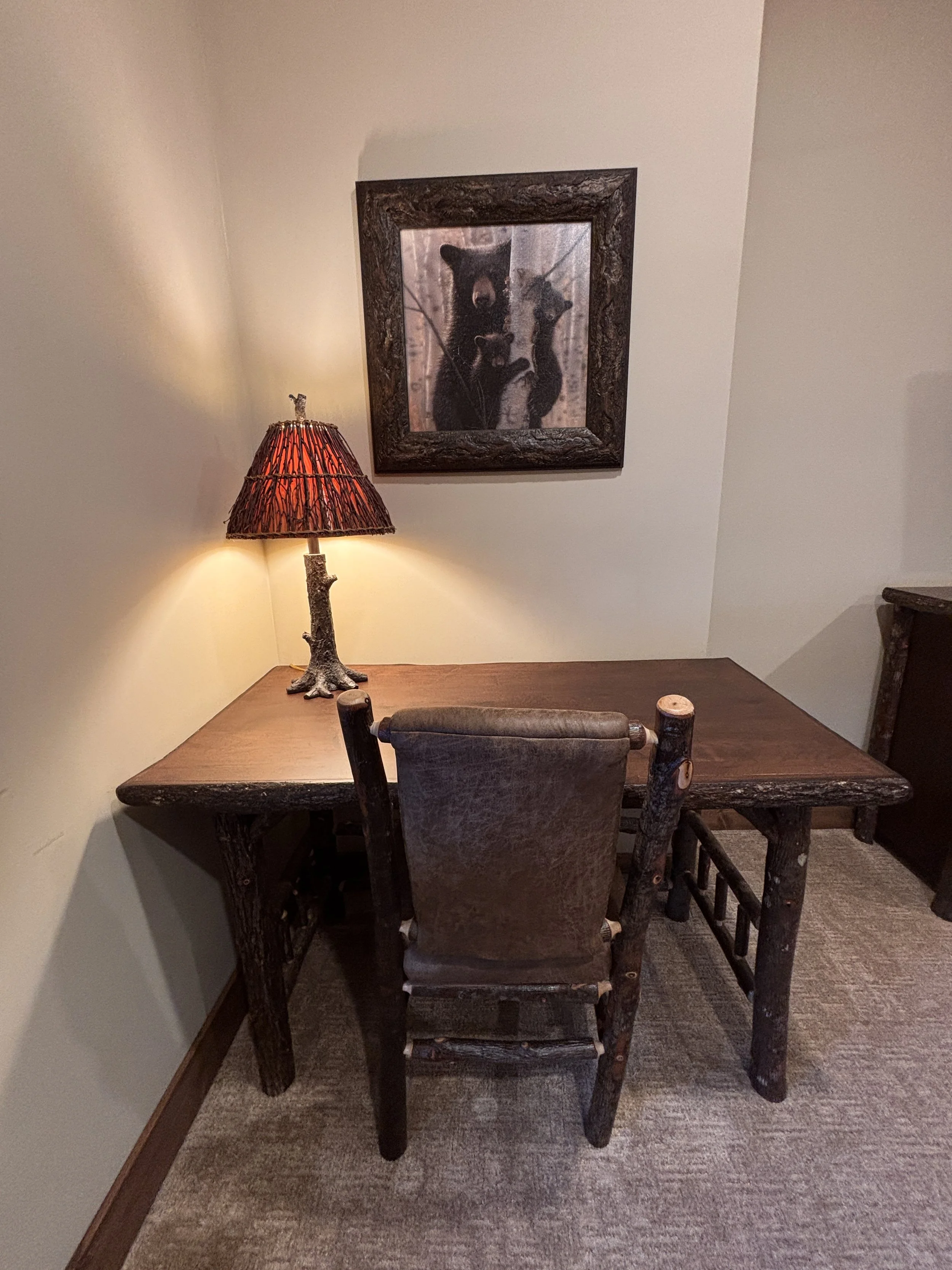 BEDROOM 1 - Main Floor King Master Suite / Desk