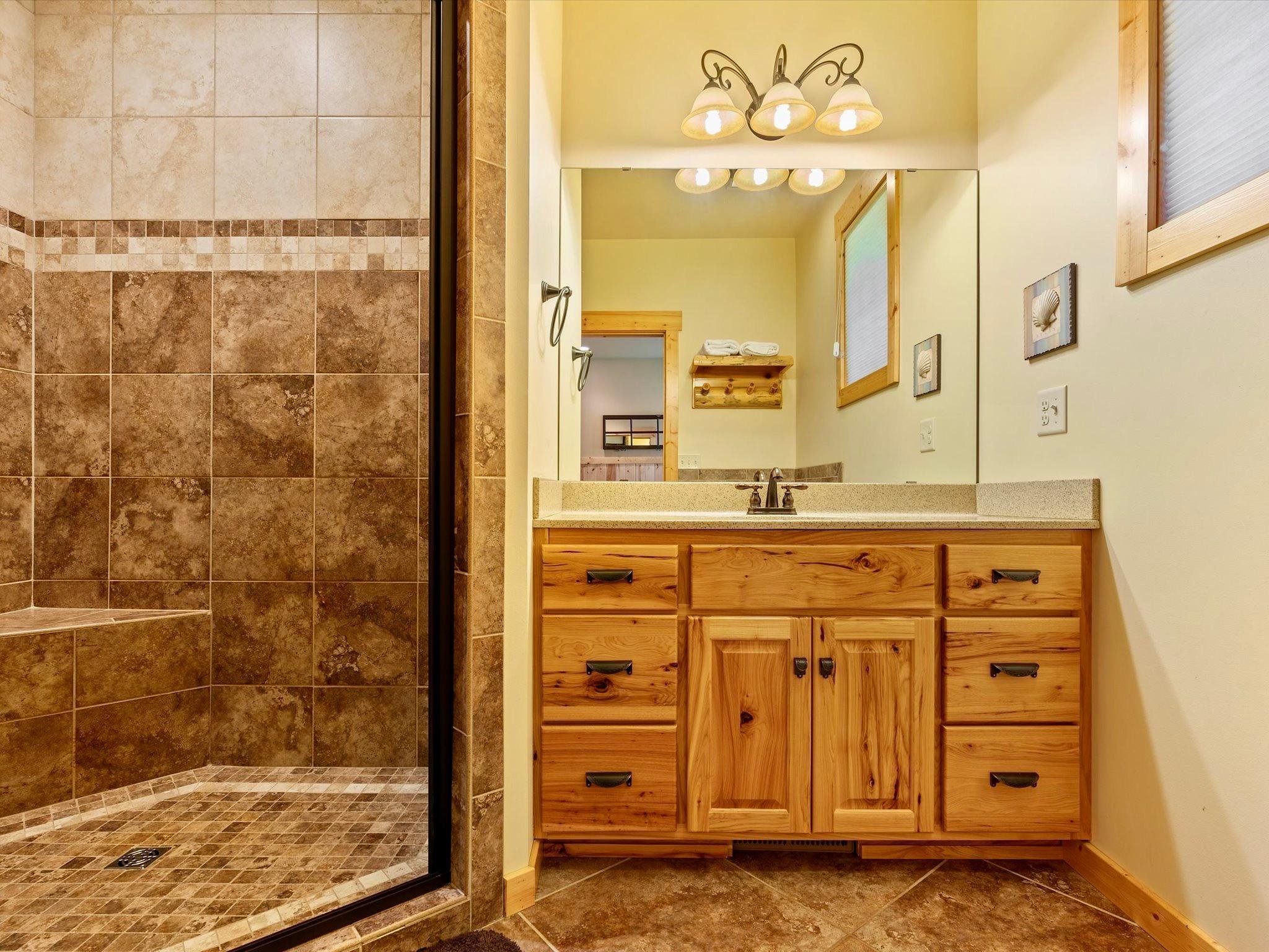 BEDROOM 1 - Main Floor: Queen Suite Bathroom