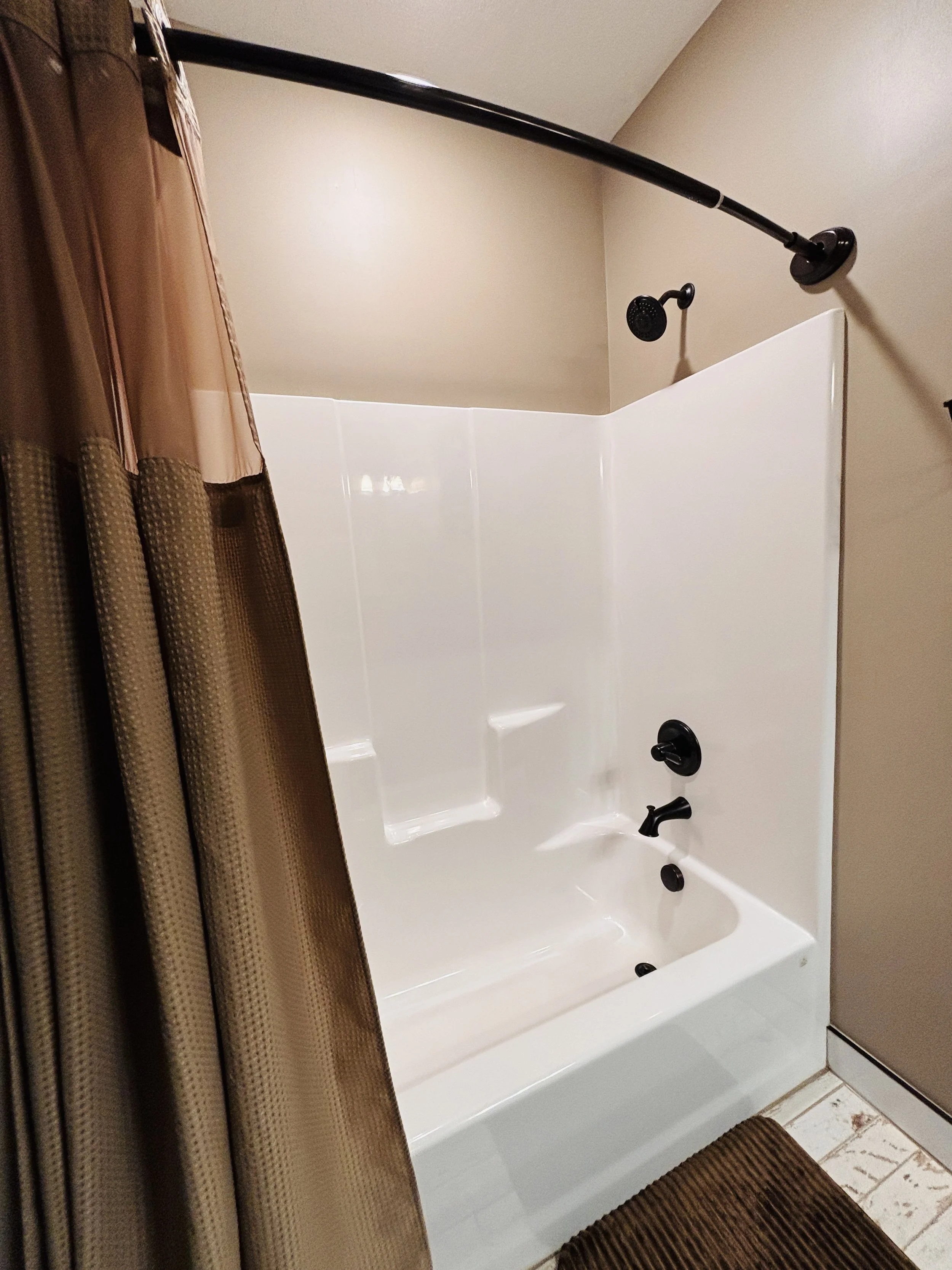 BEDROOM 4 - Basement: Queen and Bunkbed Bedroom Bathroom