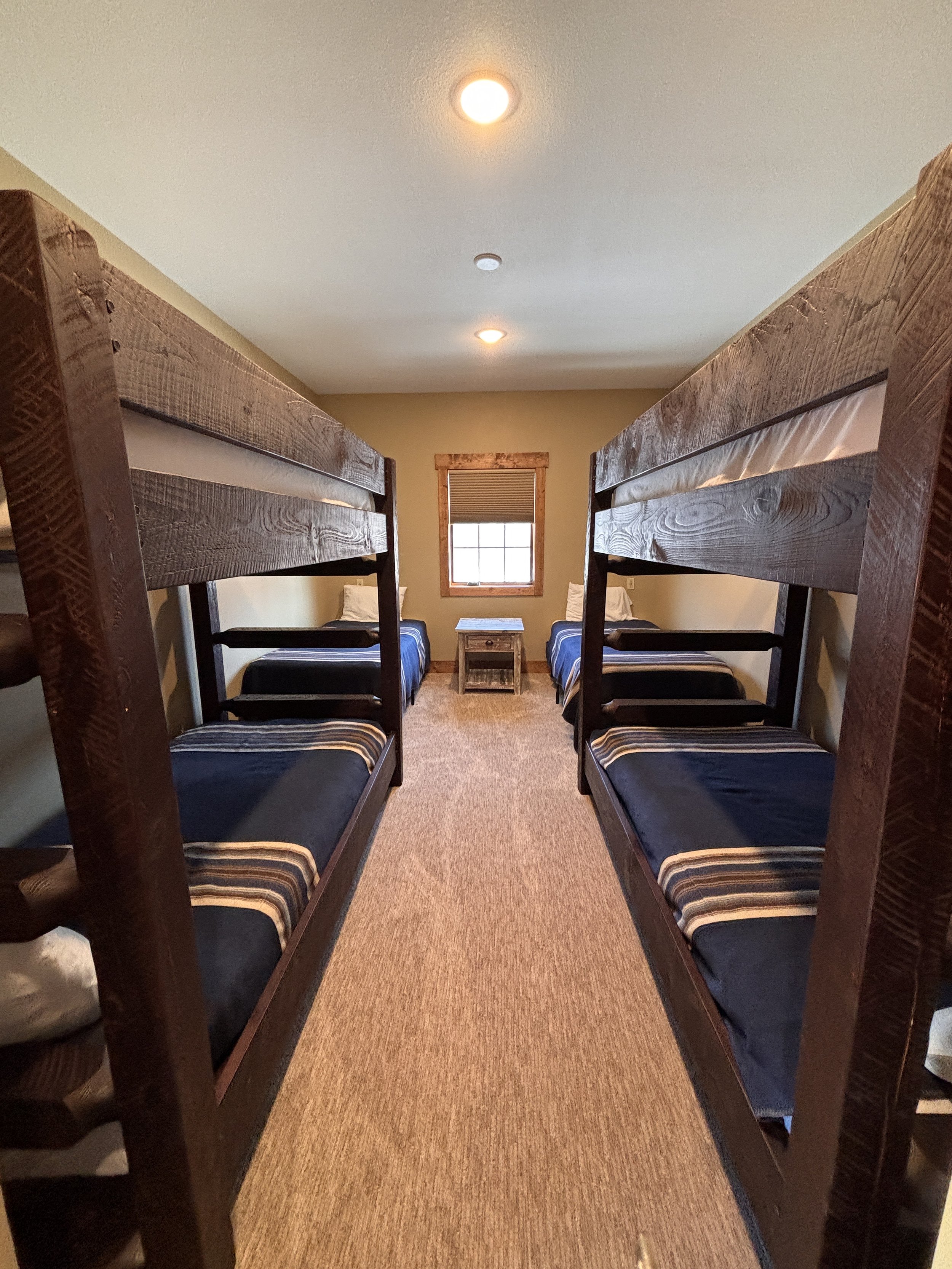 BEDROOM 2 - Second Floor:  (2) Twin over Twin Bunk Beds / (2) Single Twin Beds