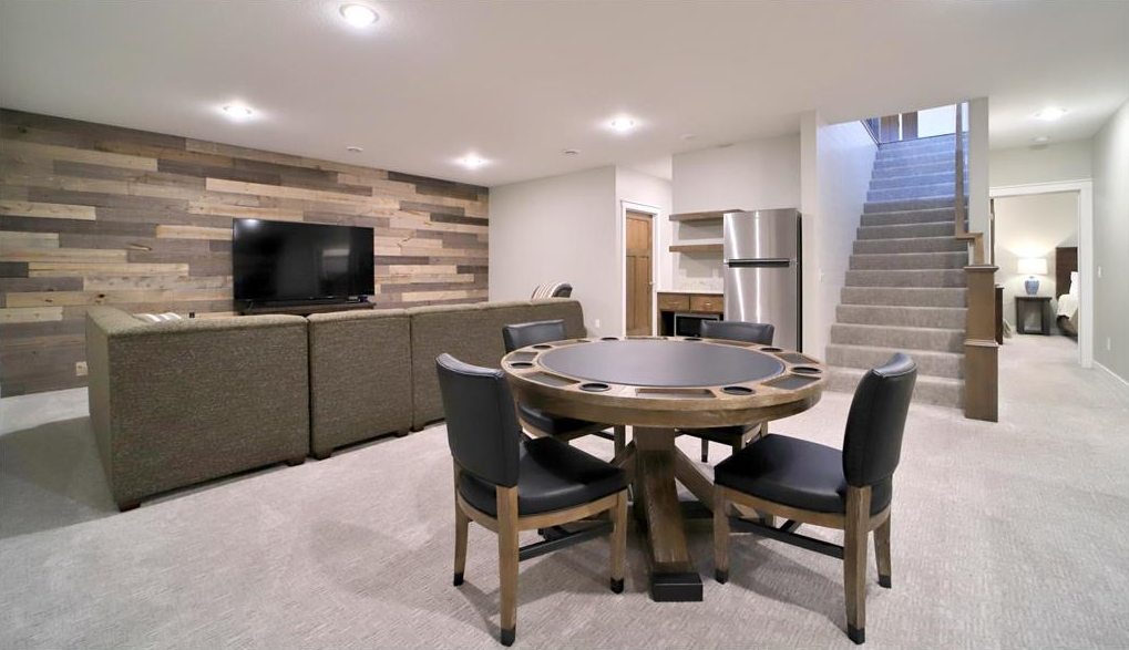 Basement Living Room / Poker Table