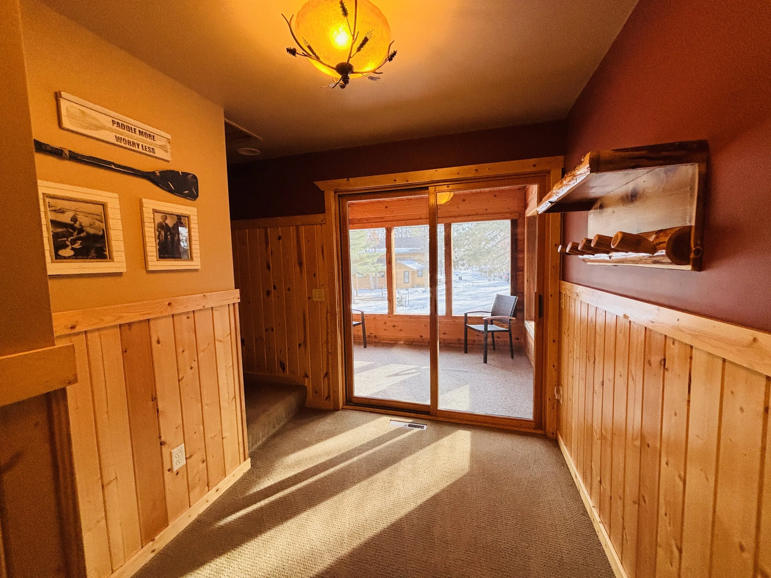 Second Floor Landing / Roadside Screened Porch