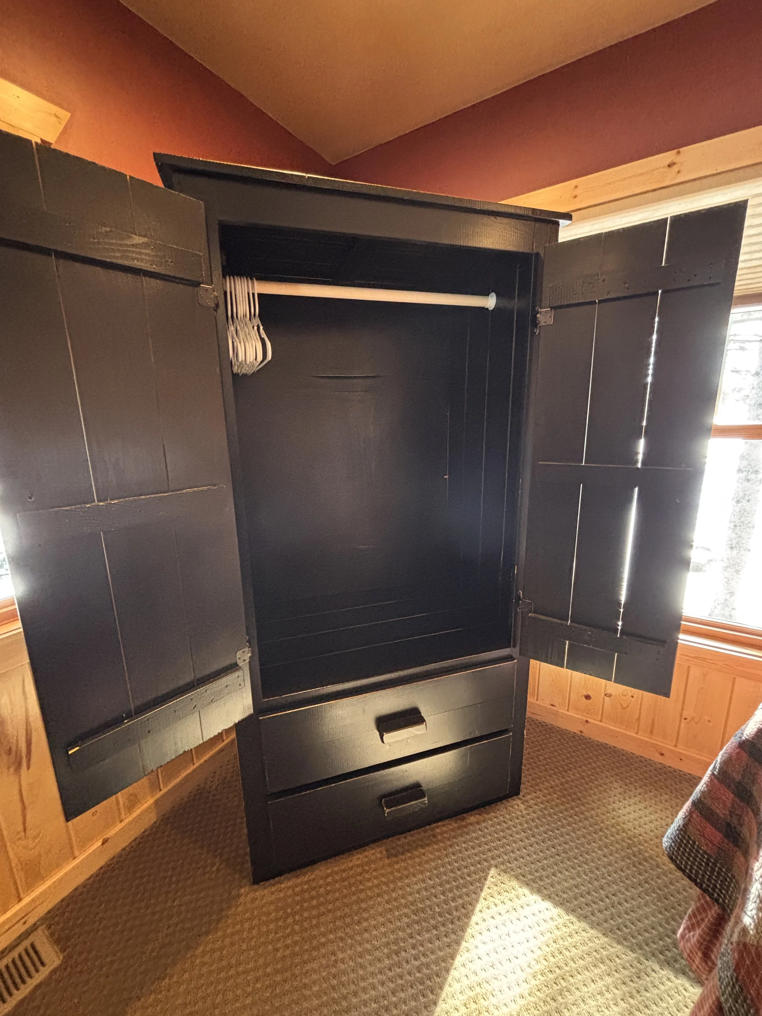 BEDROOM 2 - Second Floor: King Suite / Armoire