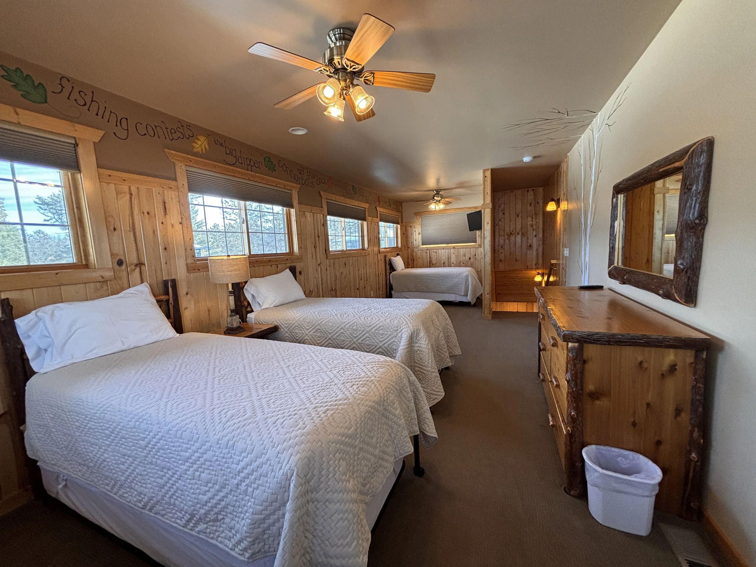 BEDROOM 4 - Third Floor: 3 Twin Beds / 3 Twin Trundle Beds