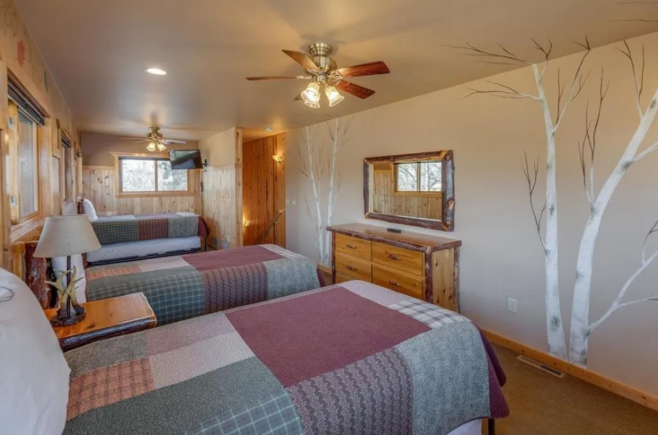 BEDROOM 4 - Third Floor: Loft with 3 Twin Beds and 3 Twin Trundle Beds