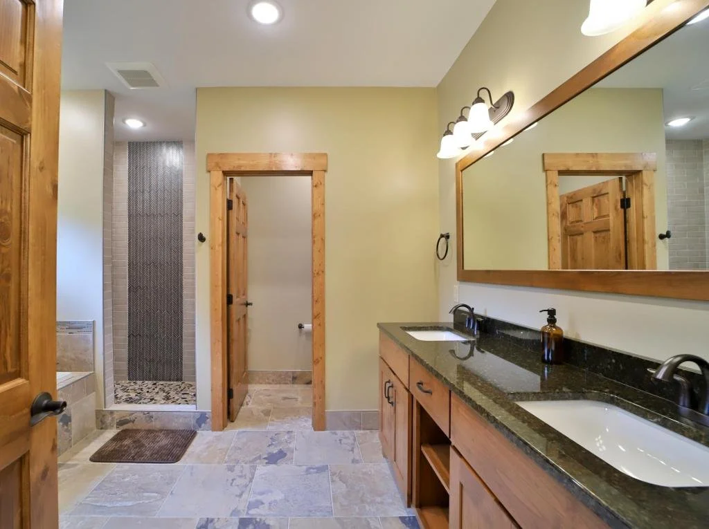 BEDROOM 1 - Main Floor: King Master Suite Bathroom / Vanity