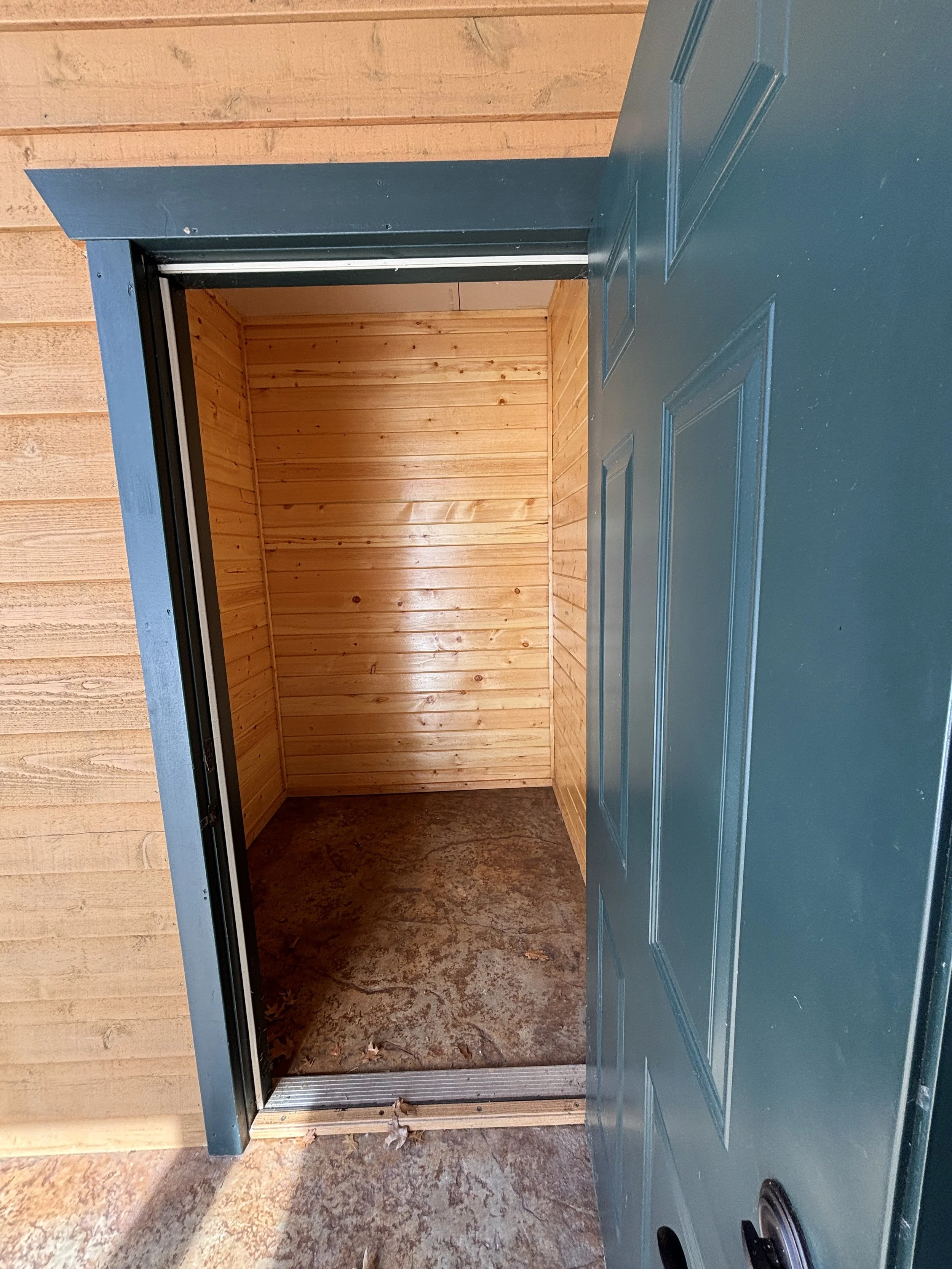 Outside Storage Closet