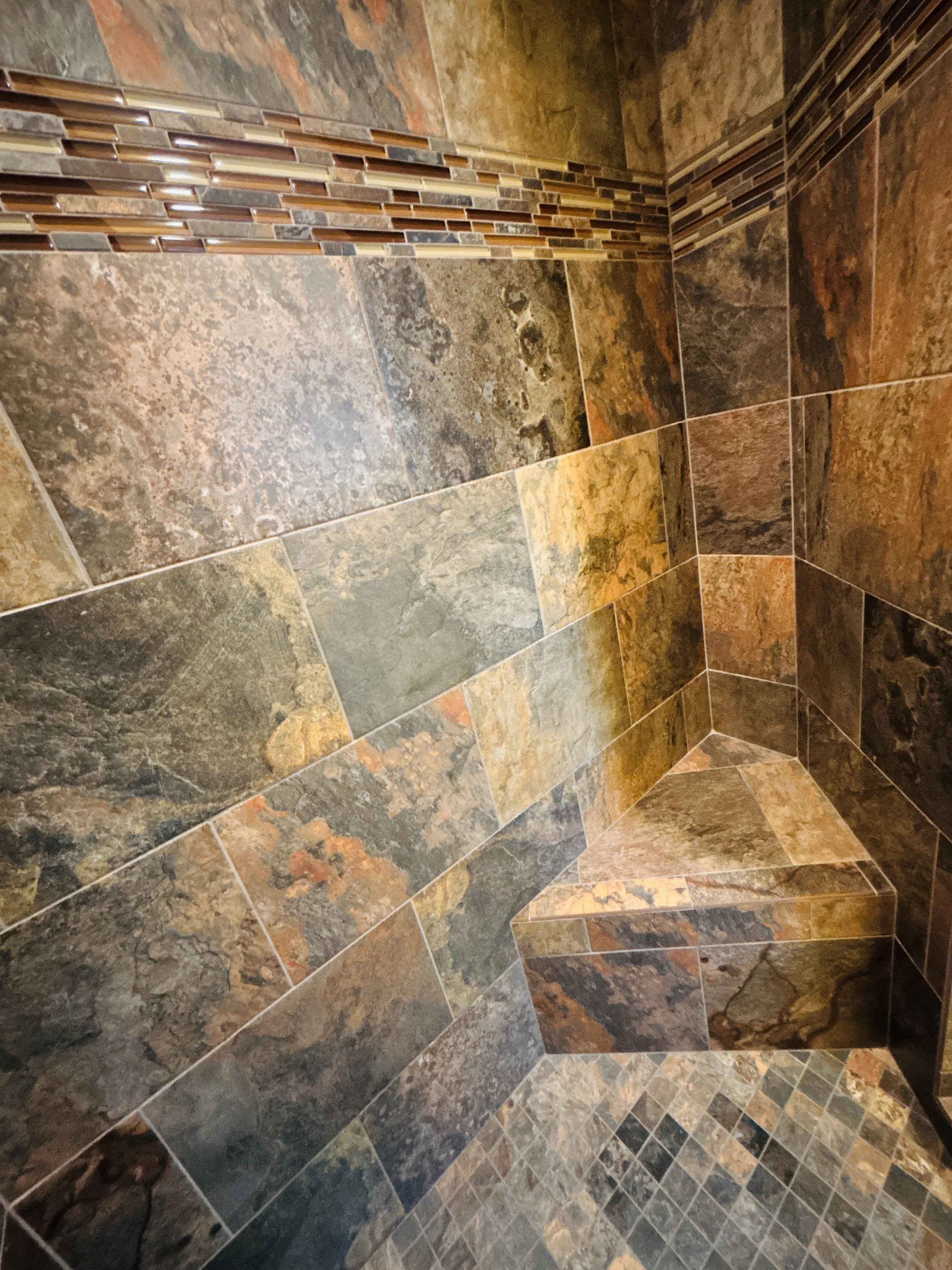 BEDROOM 1 - Main Floor: Queen Suite / Walk-In Shower