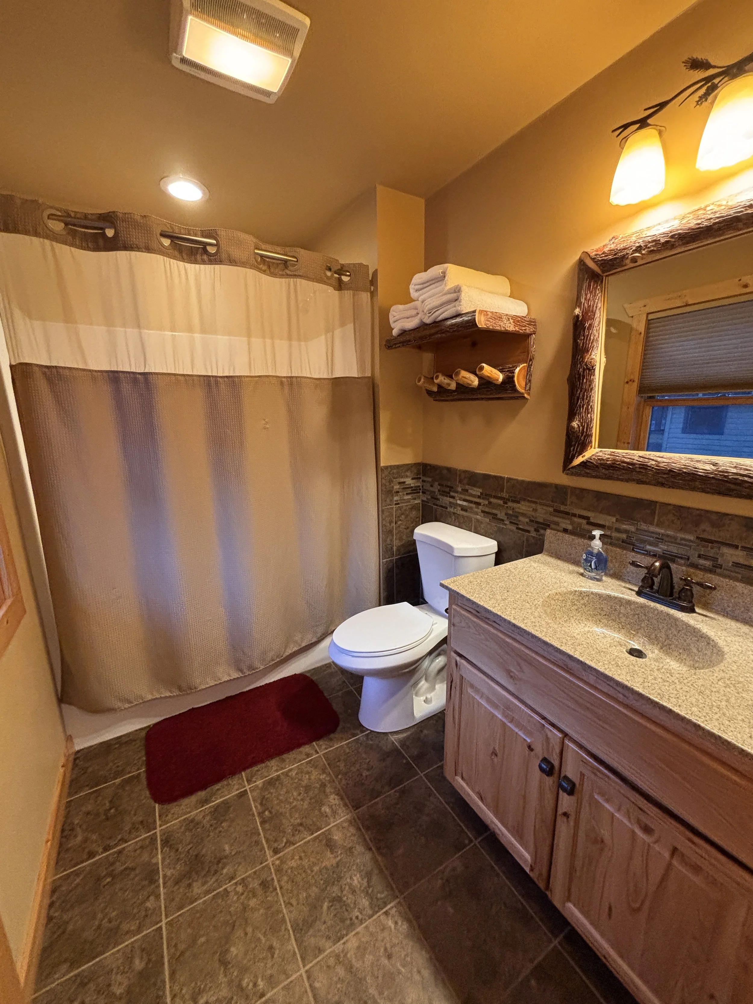 BEDROOM 2 - Second Floor: King Suite Bathroom - Shower/Tub Combo