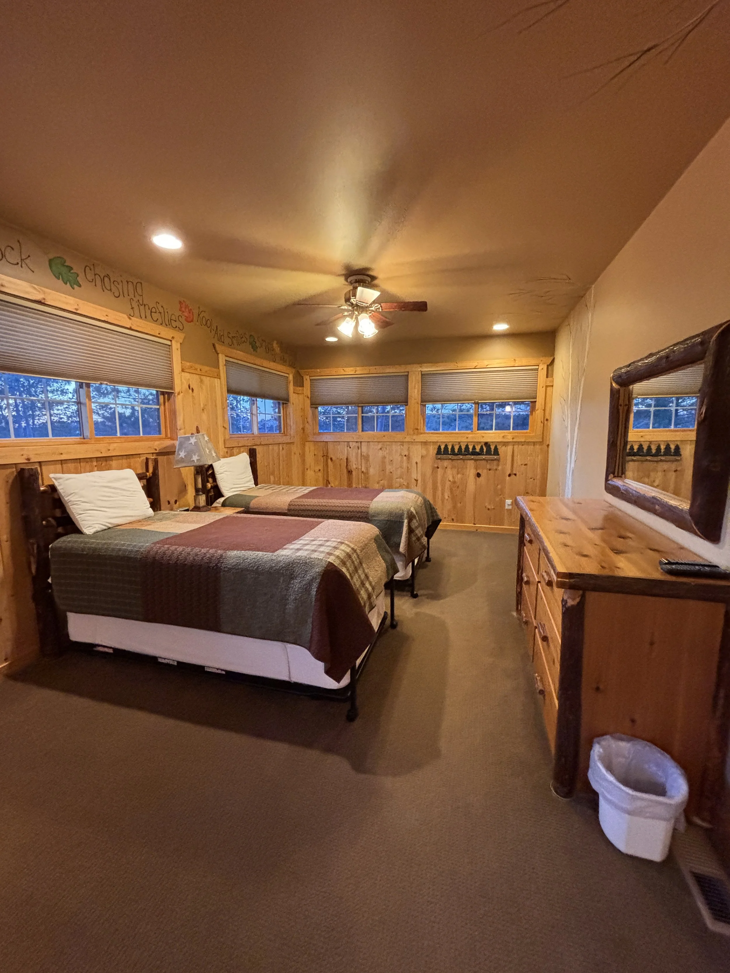 BEDROOM 4 - Third Floor:  3 Twin Beds / 3 Twin Trundle Beds