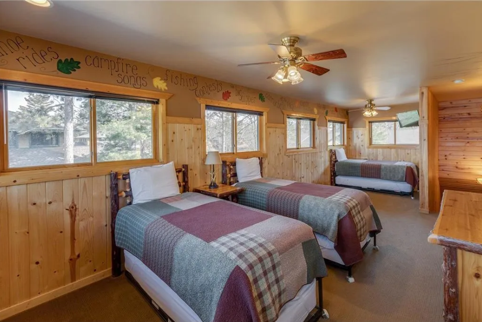 BEDROOM 4 - Third Floor: Loft with 3 Twin Beds and 3 Twin Trundle Beds