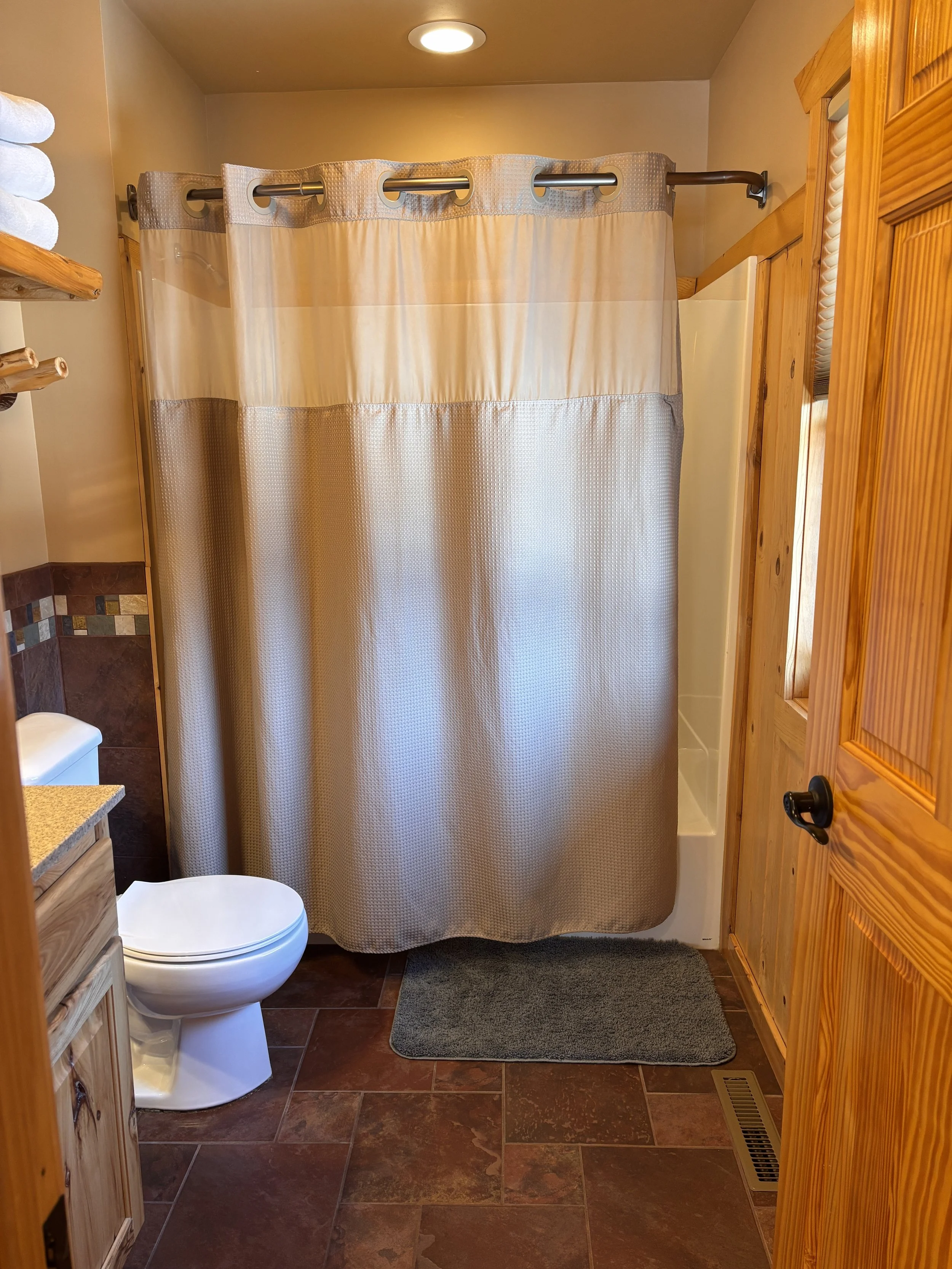 BEDROOM 2 - Second Floor: King Suite Bathroom - Shower/Tub Combo