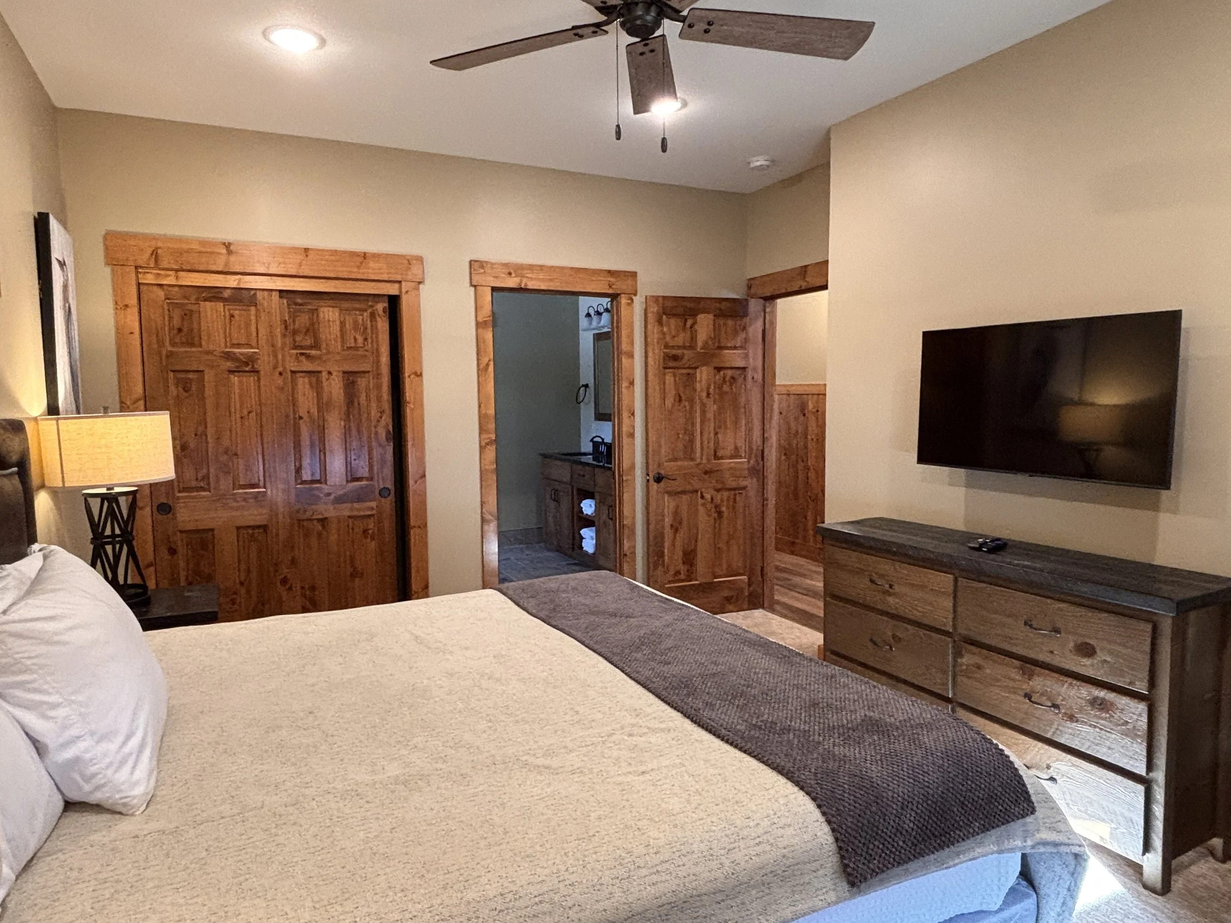 BEDROOM 1 - Main Floor: King Master Suite