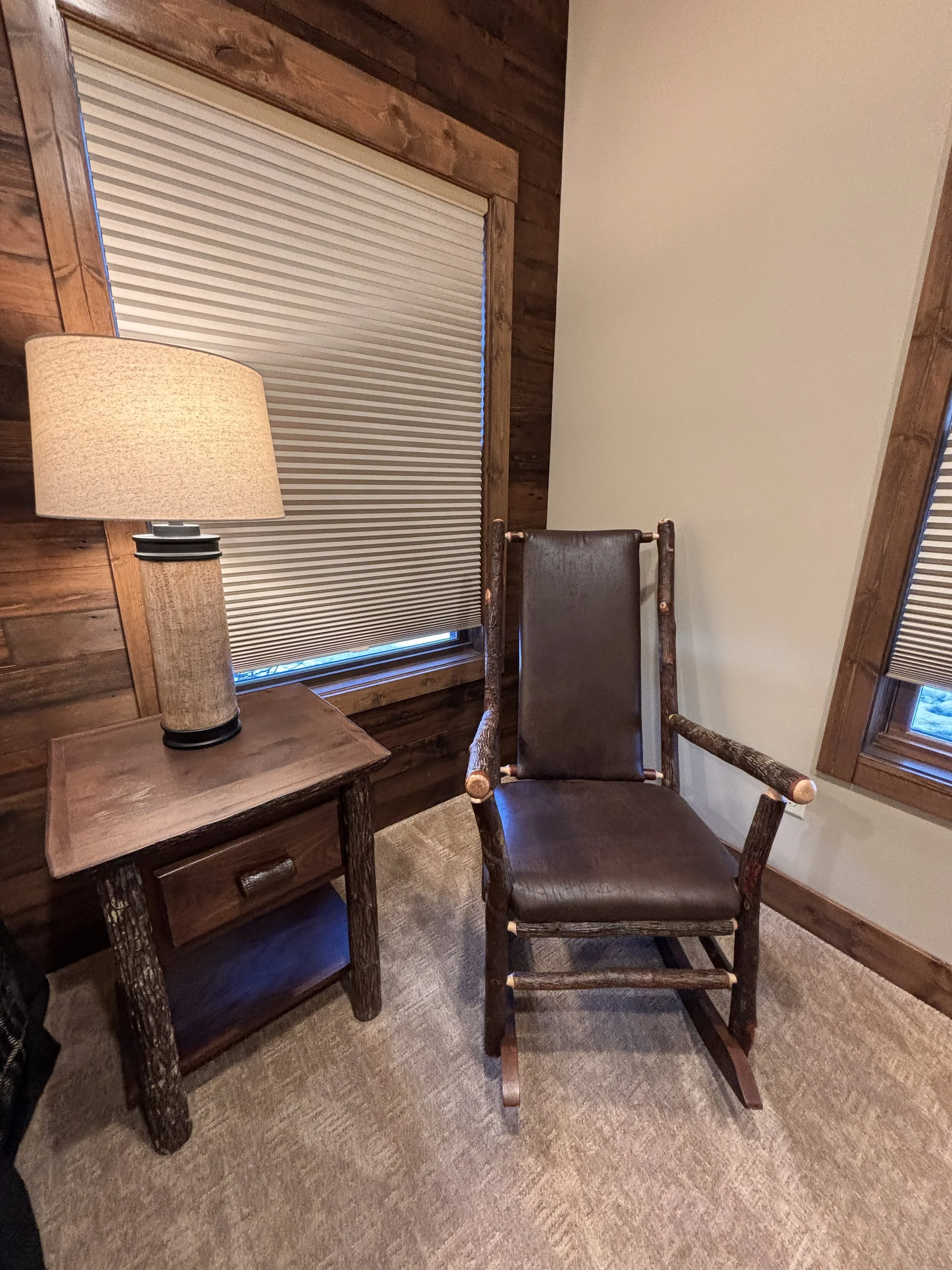BEDROOM 1 - Main Floor King Master Suite / Rocking Chair