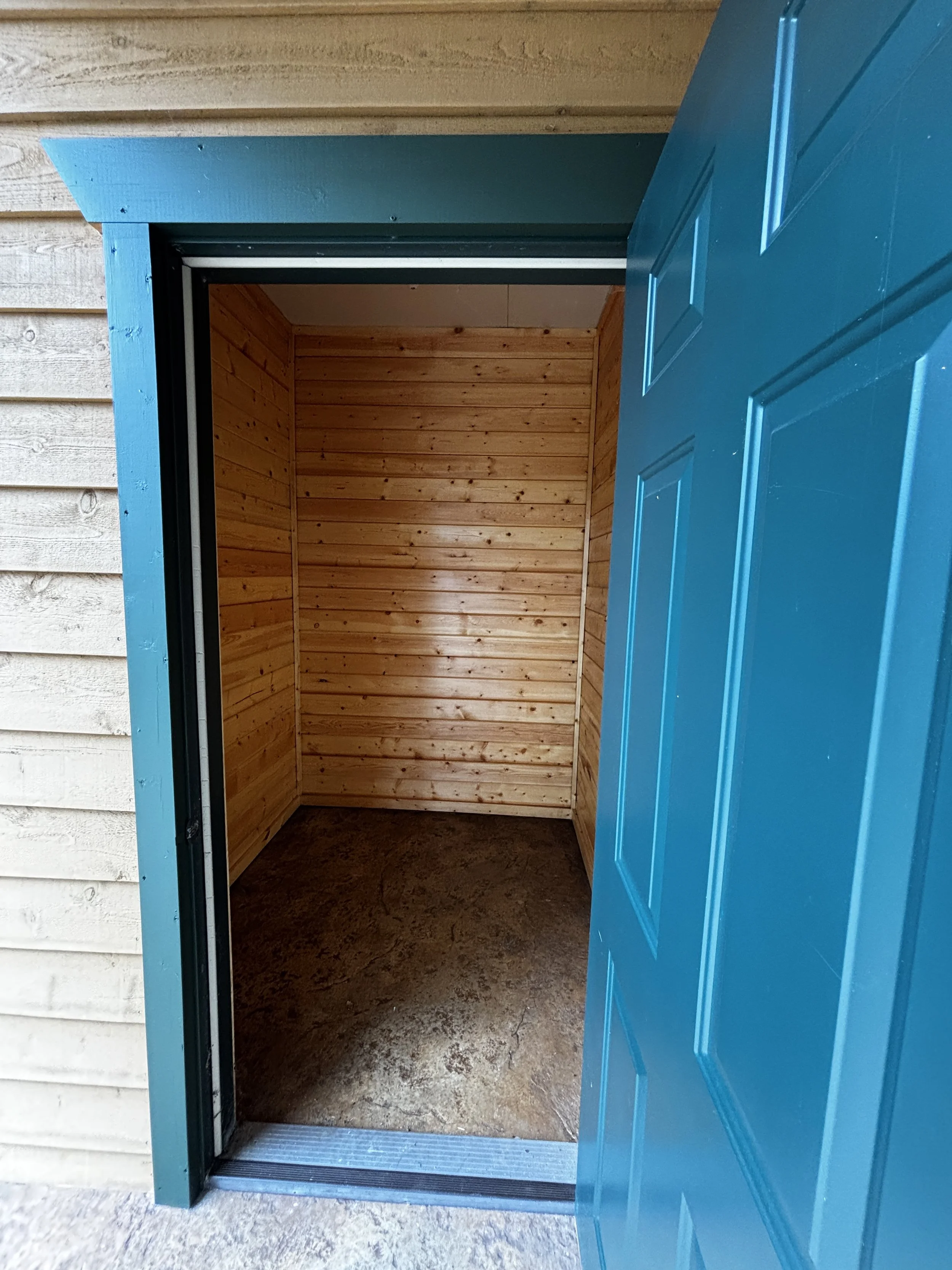Outside Storage Closet