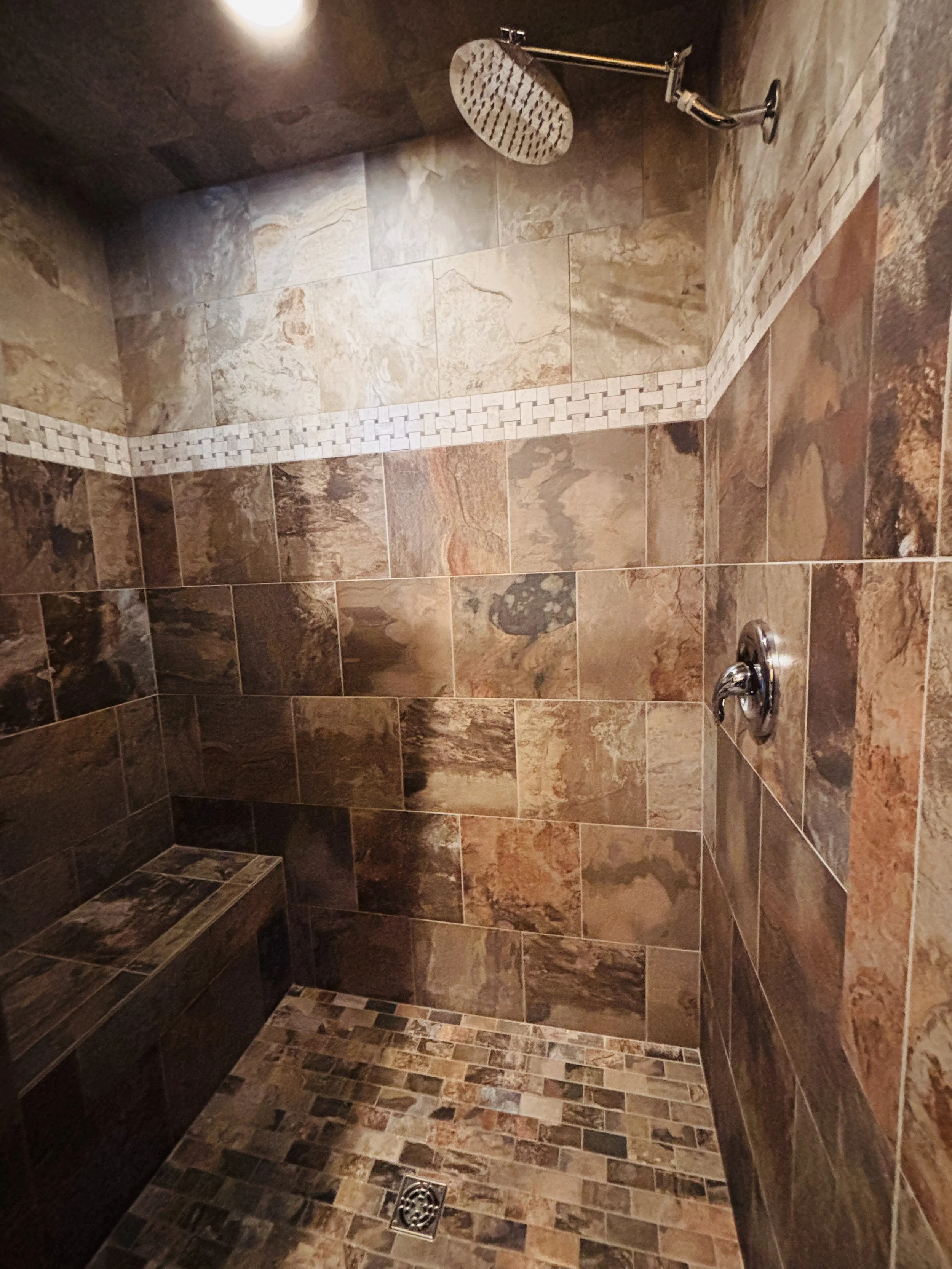 BEDROOM 3 - Second Floor: King Master Suite Bathroom / Walk-In Shower