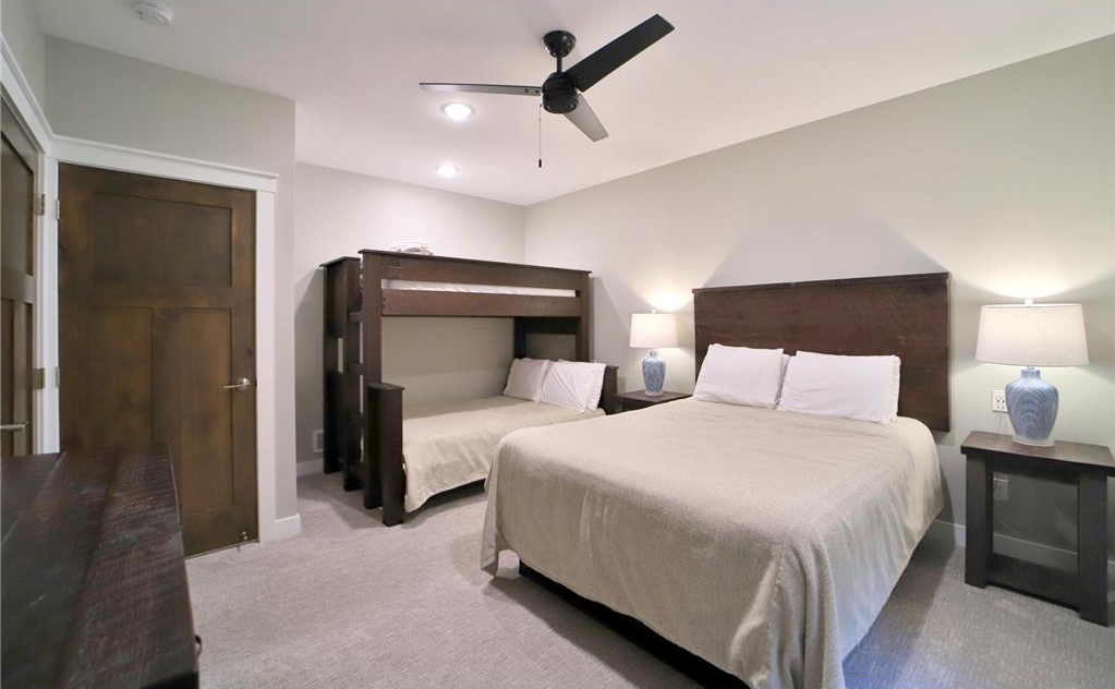 BEDROOM 4 - Basement: Queen and Bunk Bed (Twin over Full)