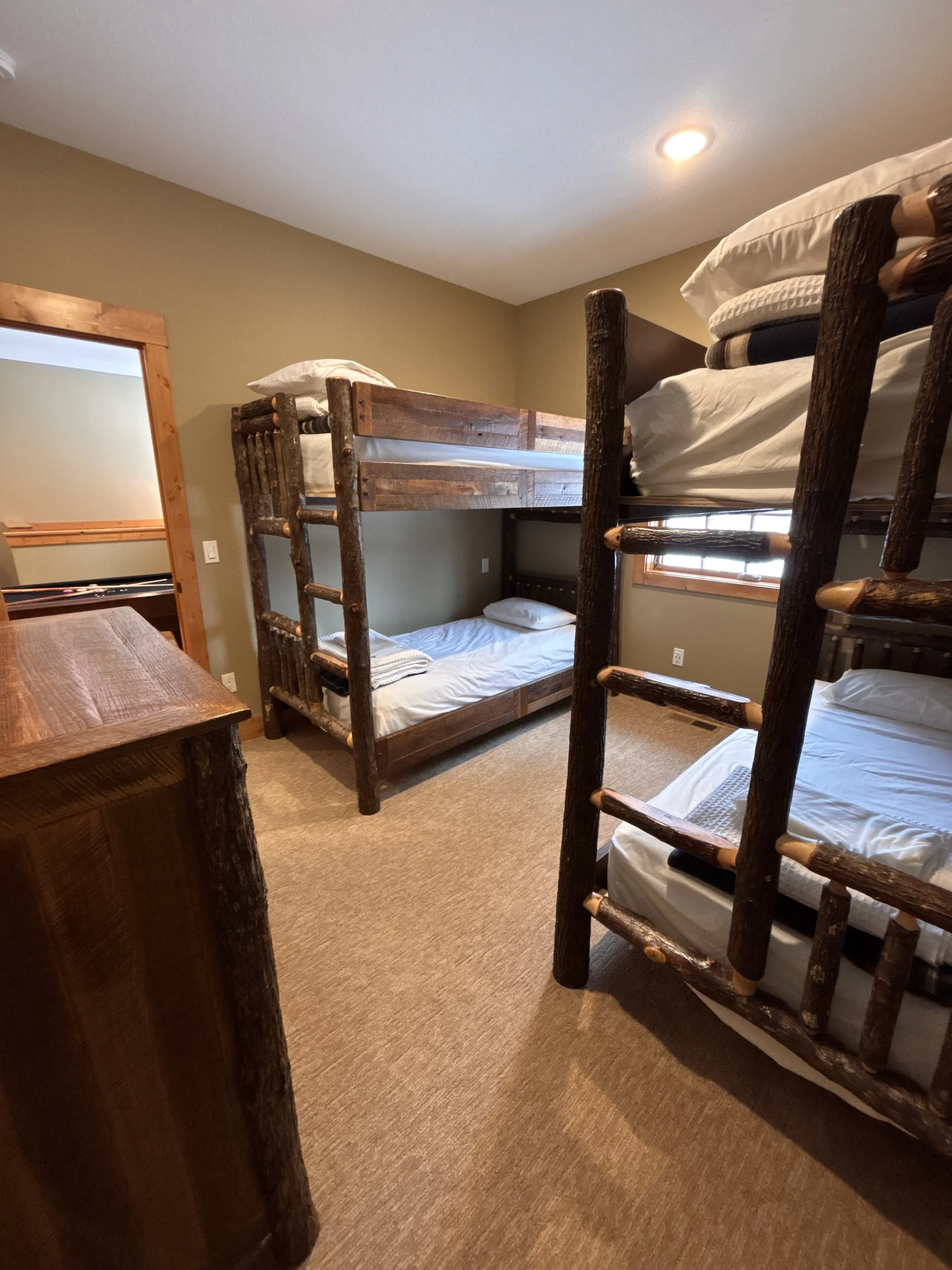 BEDROOM 2 - Second Floor: (2) Twin over Twin Bunkbeds