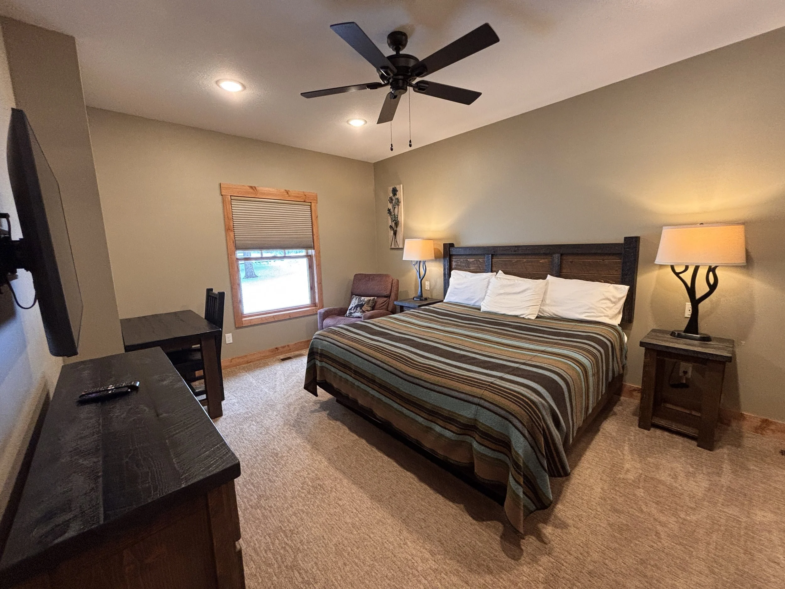 BEDROOM 1 - Main Floor: King Master Suite