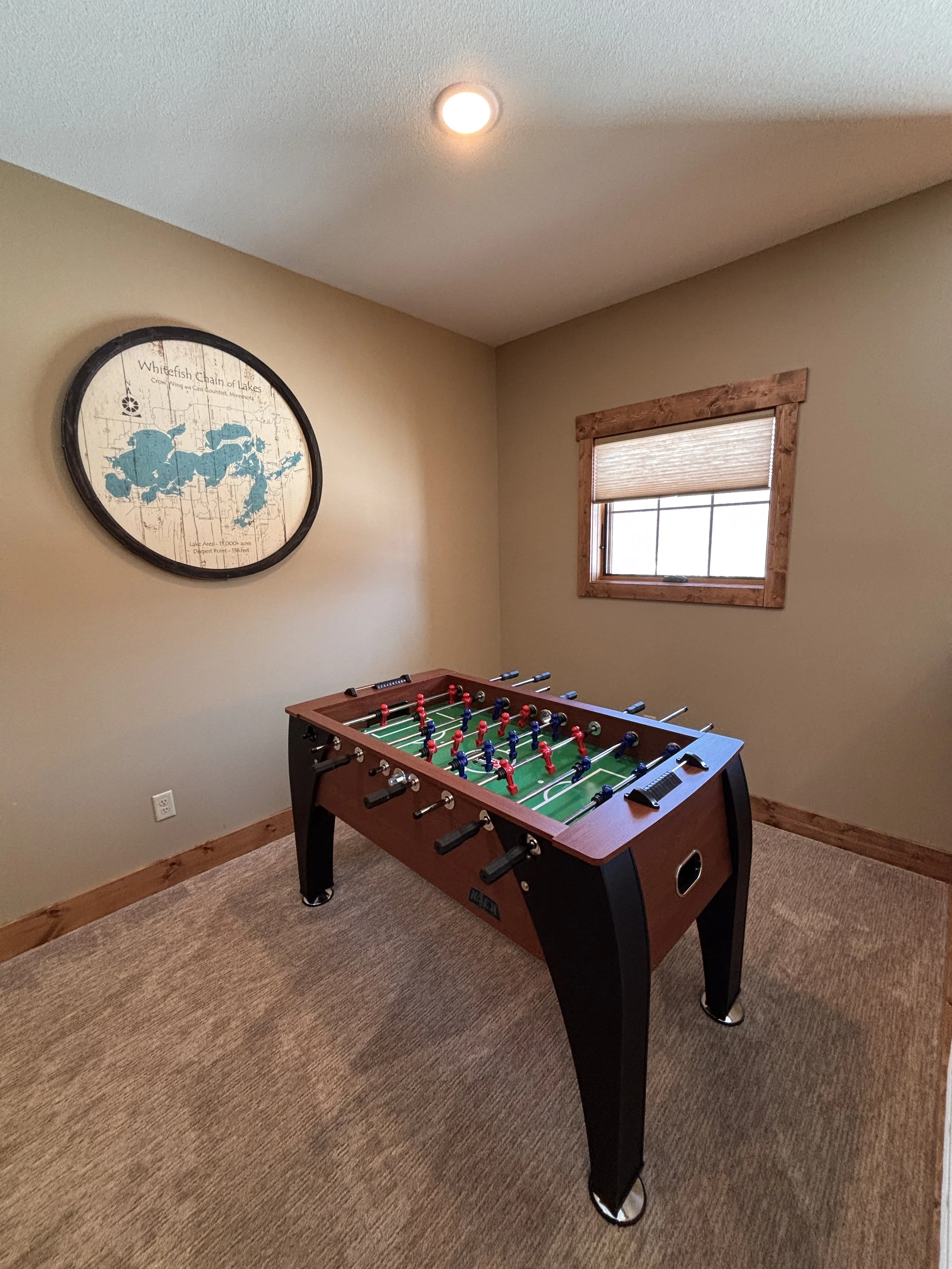 Second floor living room / Foosball Table