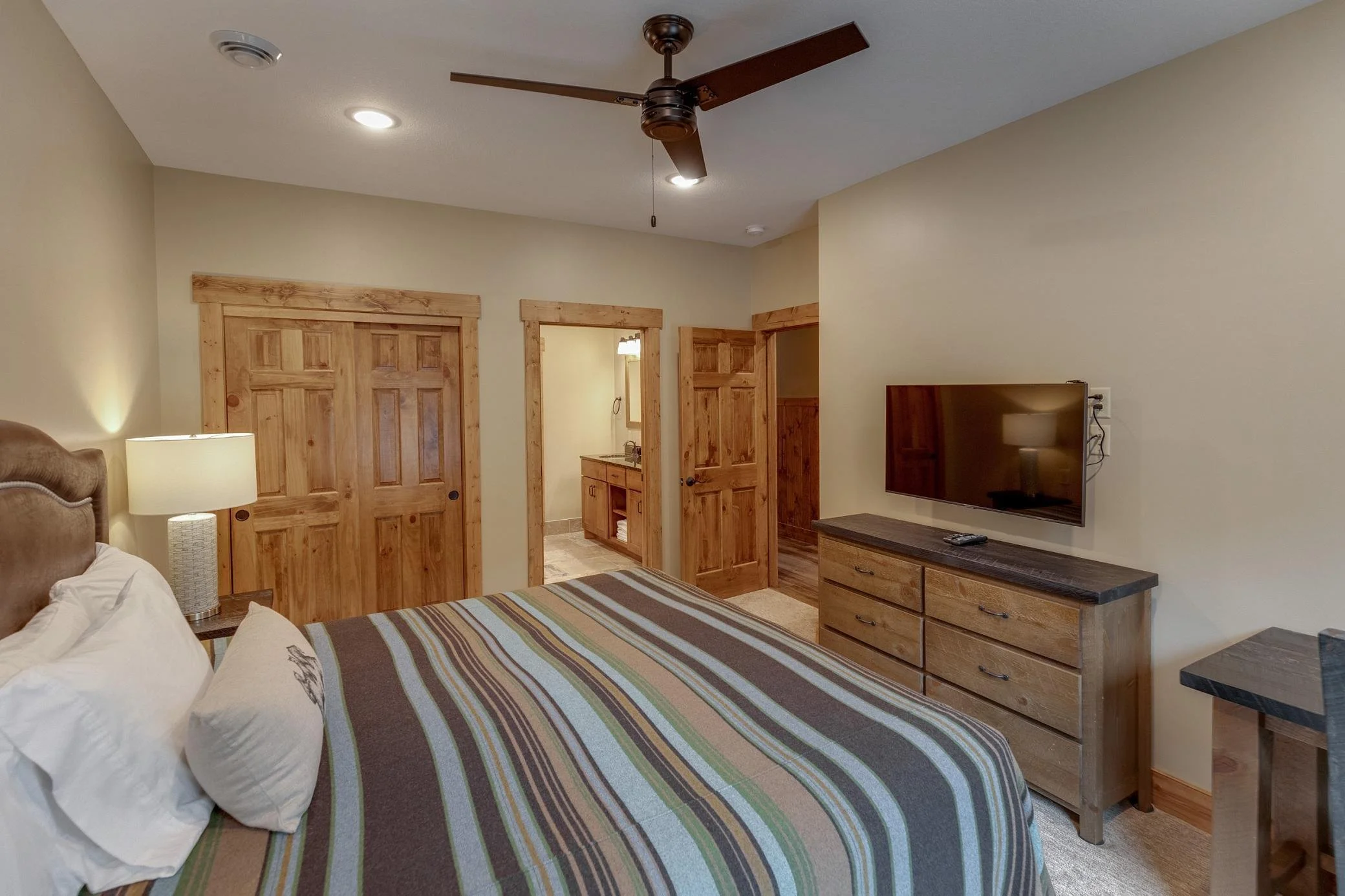 BEDROOM 1 - Main Floor: King Master Suite