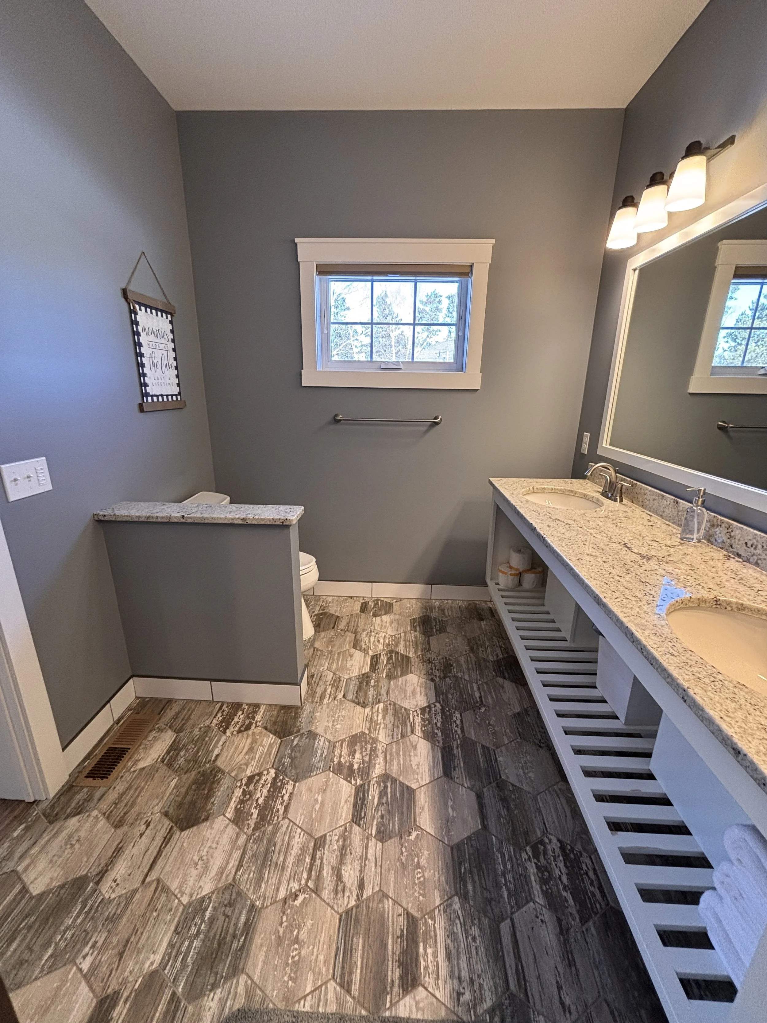 BEDROOM 1 - Main Floor: King Suite Bathroom