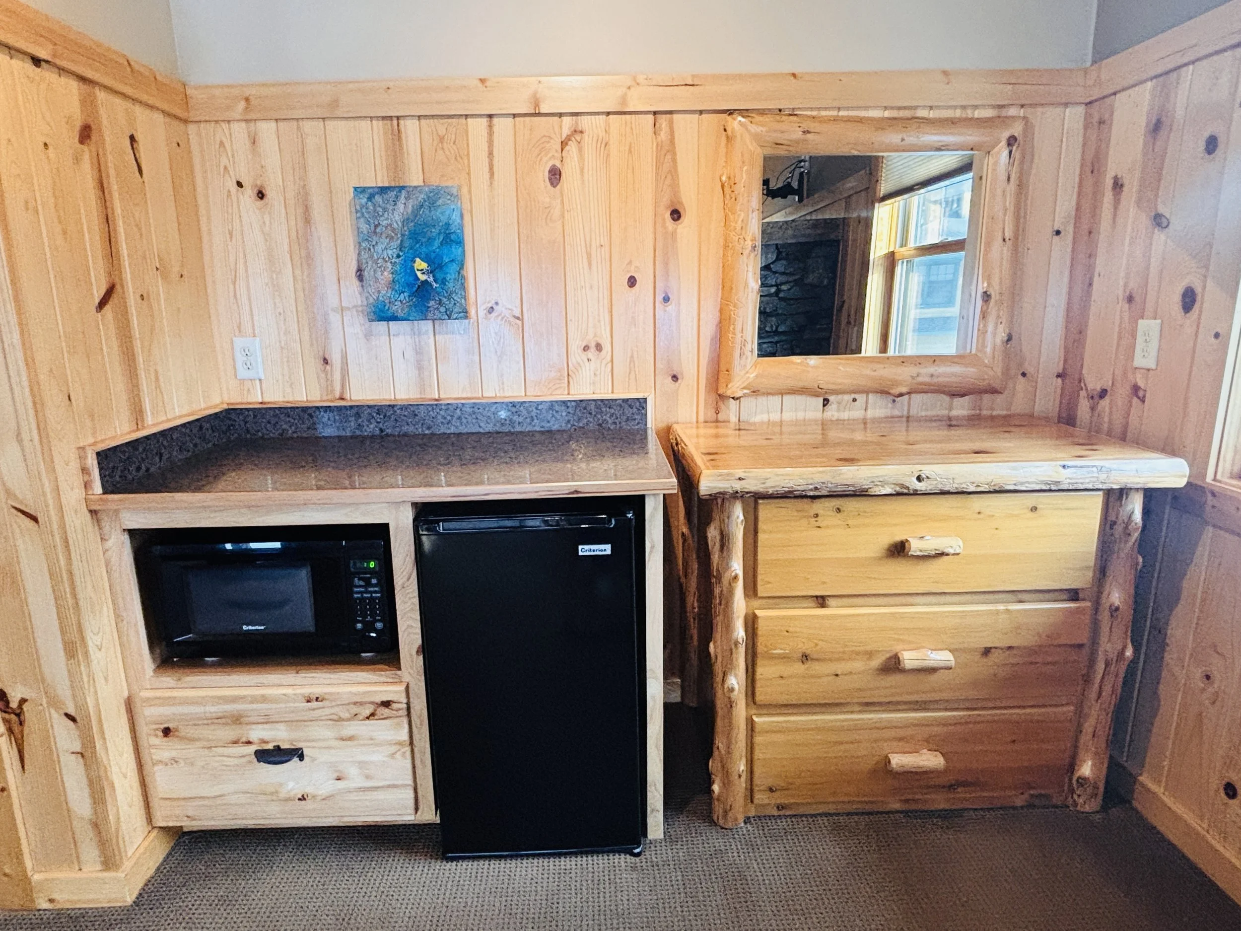 BEDROOM 3 - Second Floor: King Master Suite / Kitchenette with microwave & mini fridge