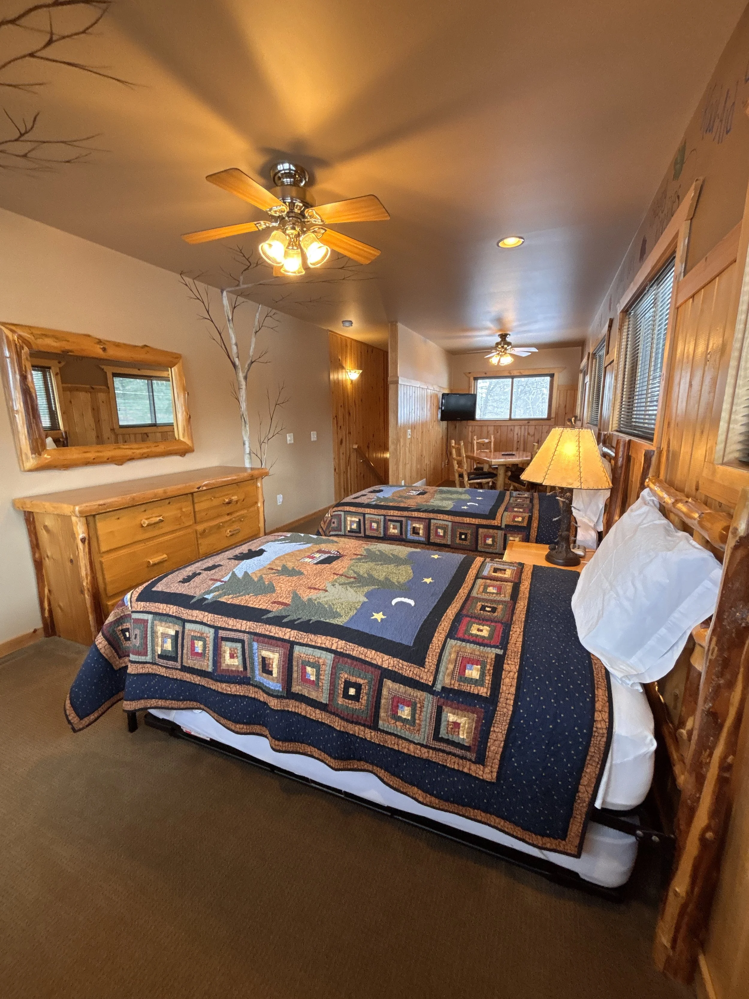 BEDROOM 4 - Third Floor: Loft Bedroom with 2 Twin Beds and 2 Twin Trundle Beds
