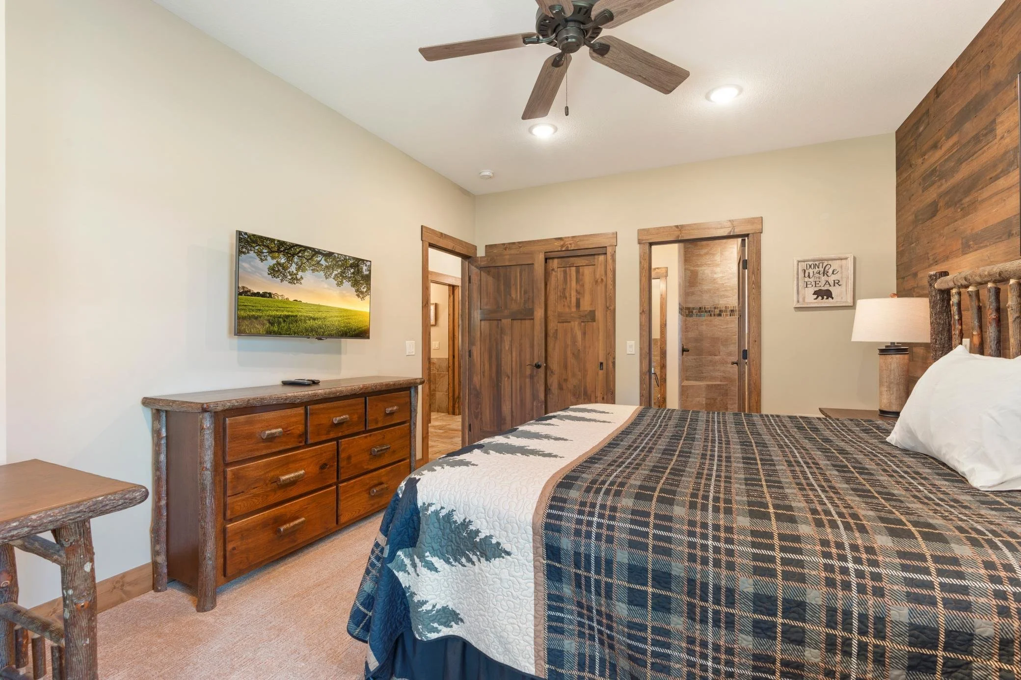 BEDROOM 1 - Main Floor King Master Suite