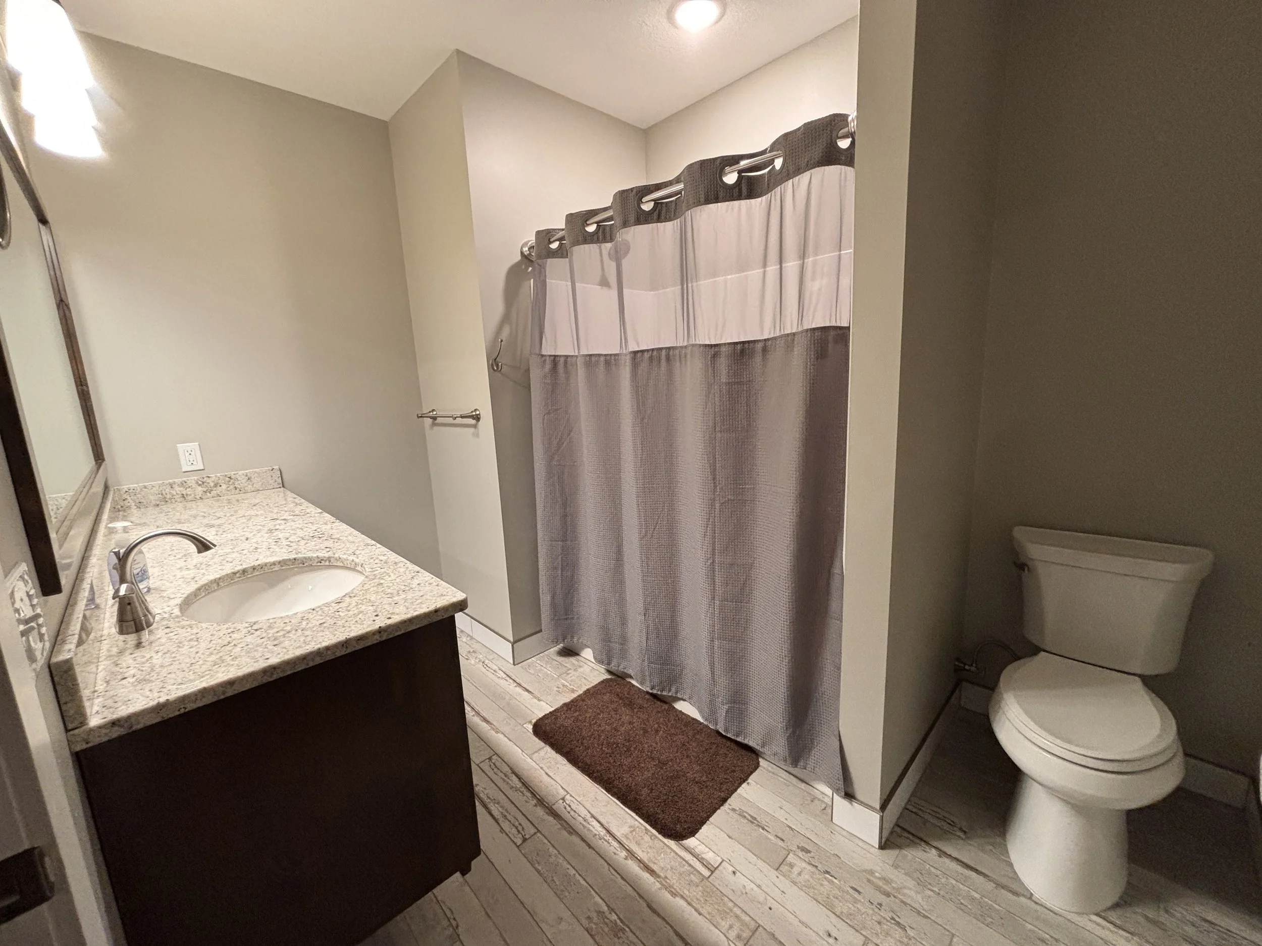 BEDROOM 4 - Basement: Queen and Bunk Bathroom