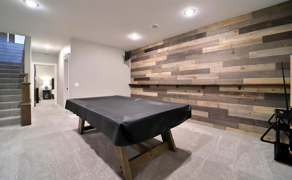 Basement Living Room / Pool Table