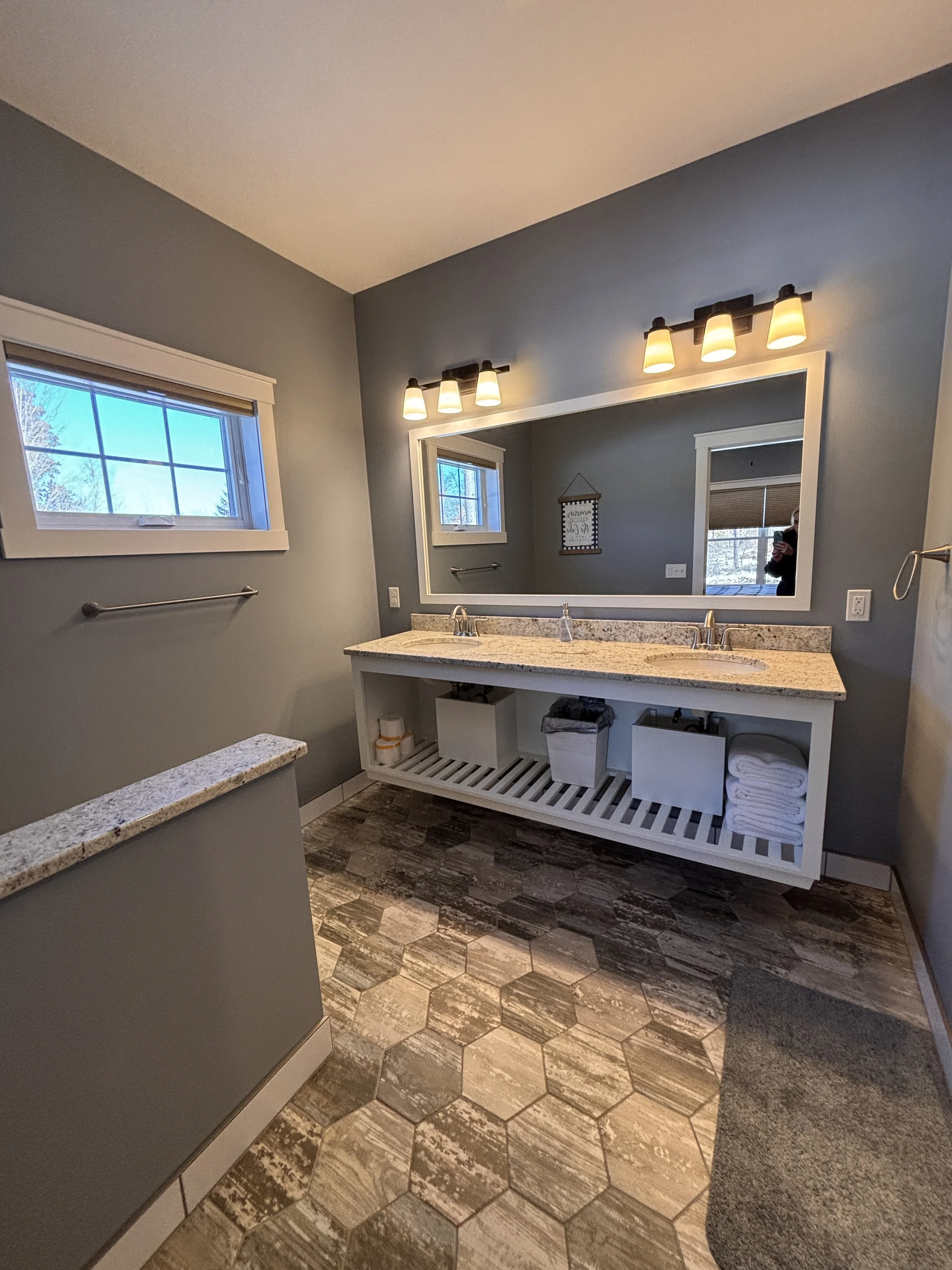 BEDROOM 1 - Main Floor: King Suite Bathroom 