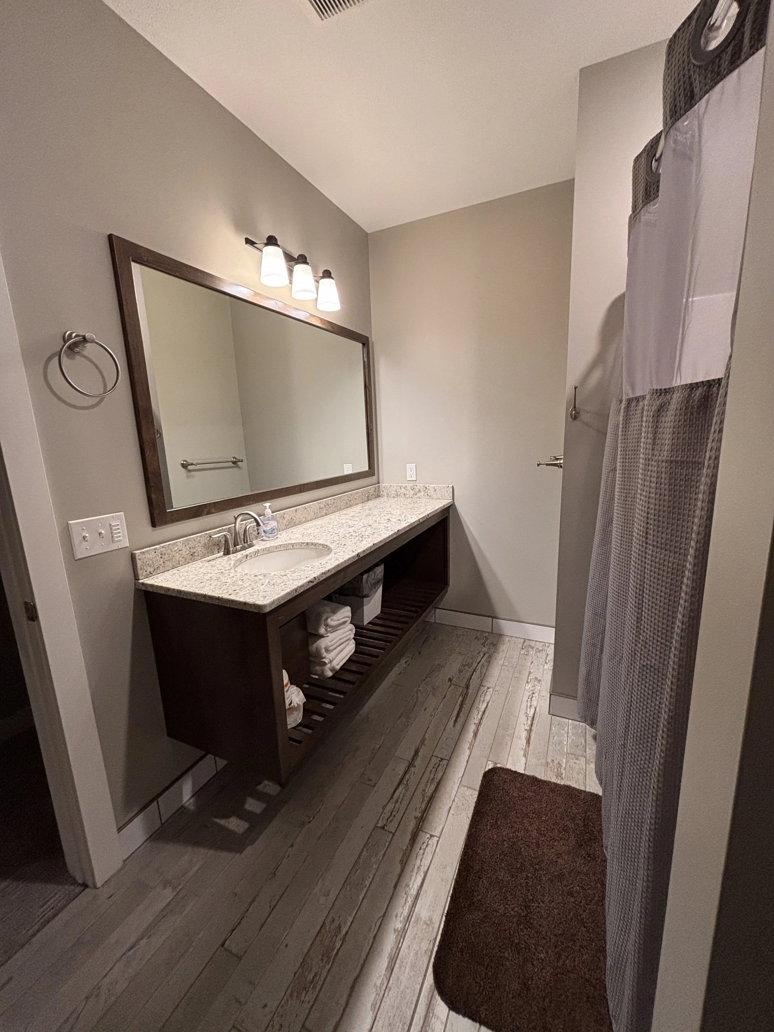 BEDROOM 4 - Basement: Queen and Bunk Bed (Twin over Full) Bathroom