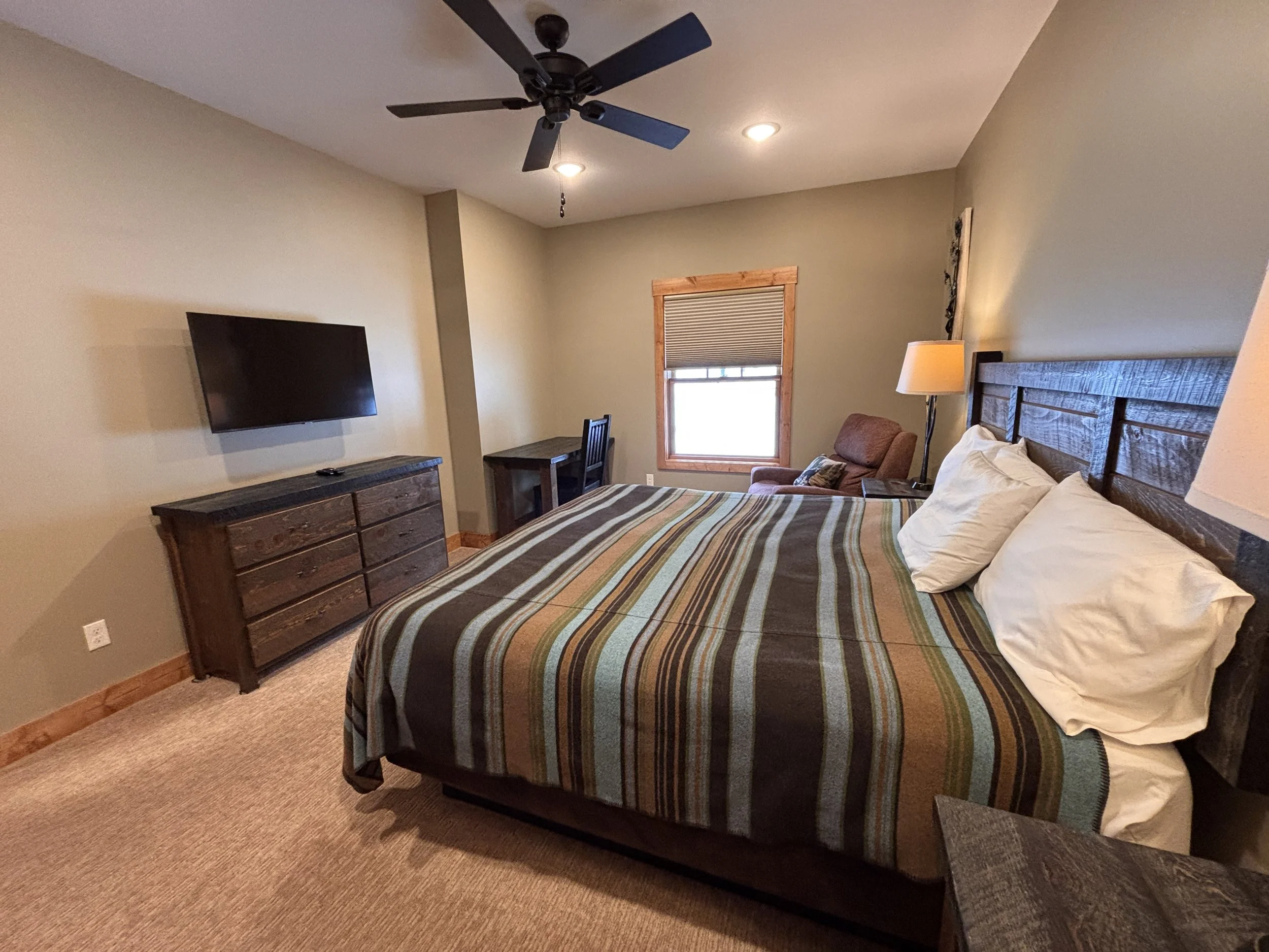 BEDROOM 1 - Main Floor: King Master Suite