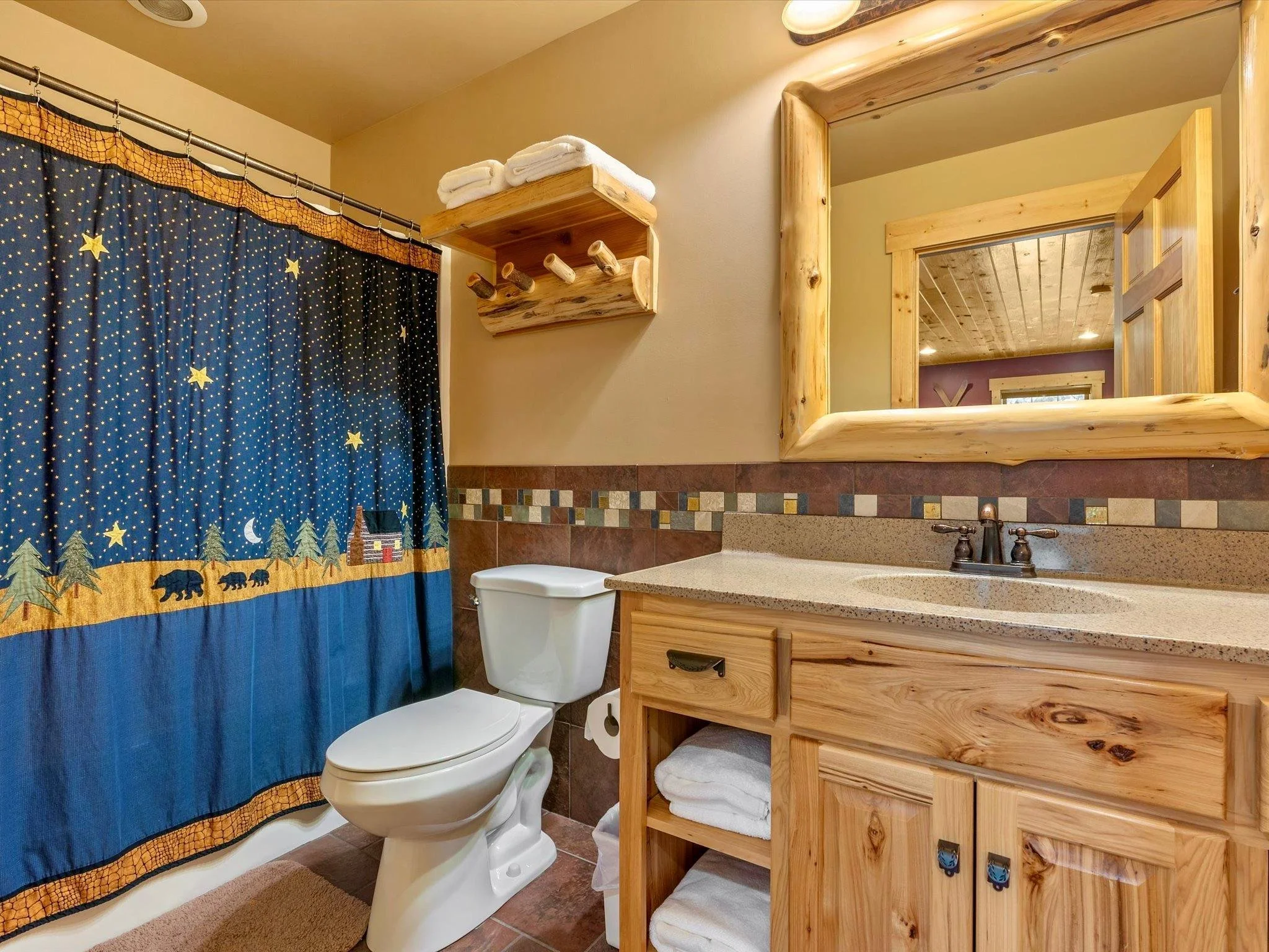 BEDROOM 2 - Second Floor: Bunk Room Bathroom / Shower-Tub Combo