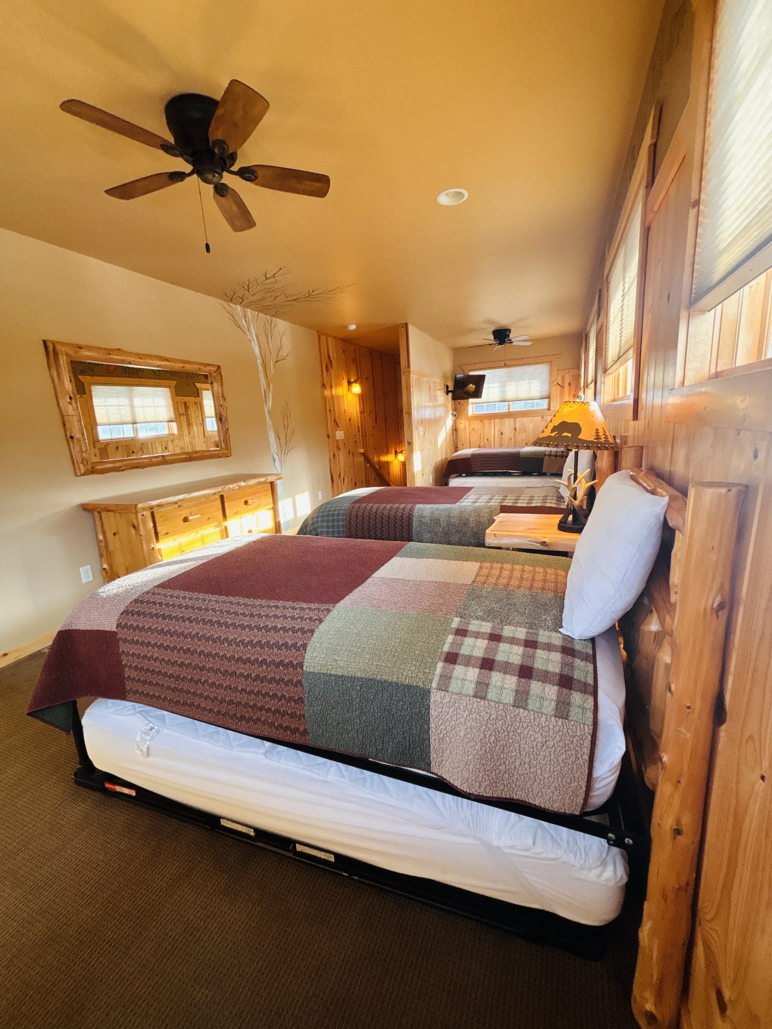 BEDROOM 4 - Third Floor: 3 Twin Beds / 3 Twin Trundle Beds