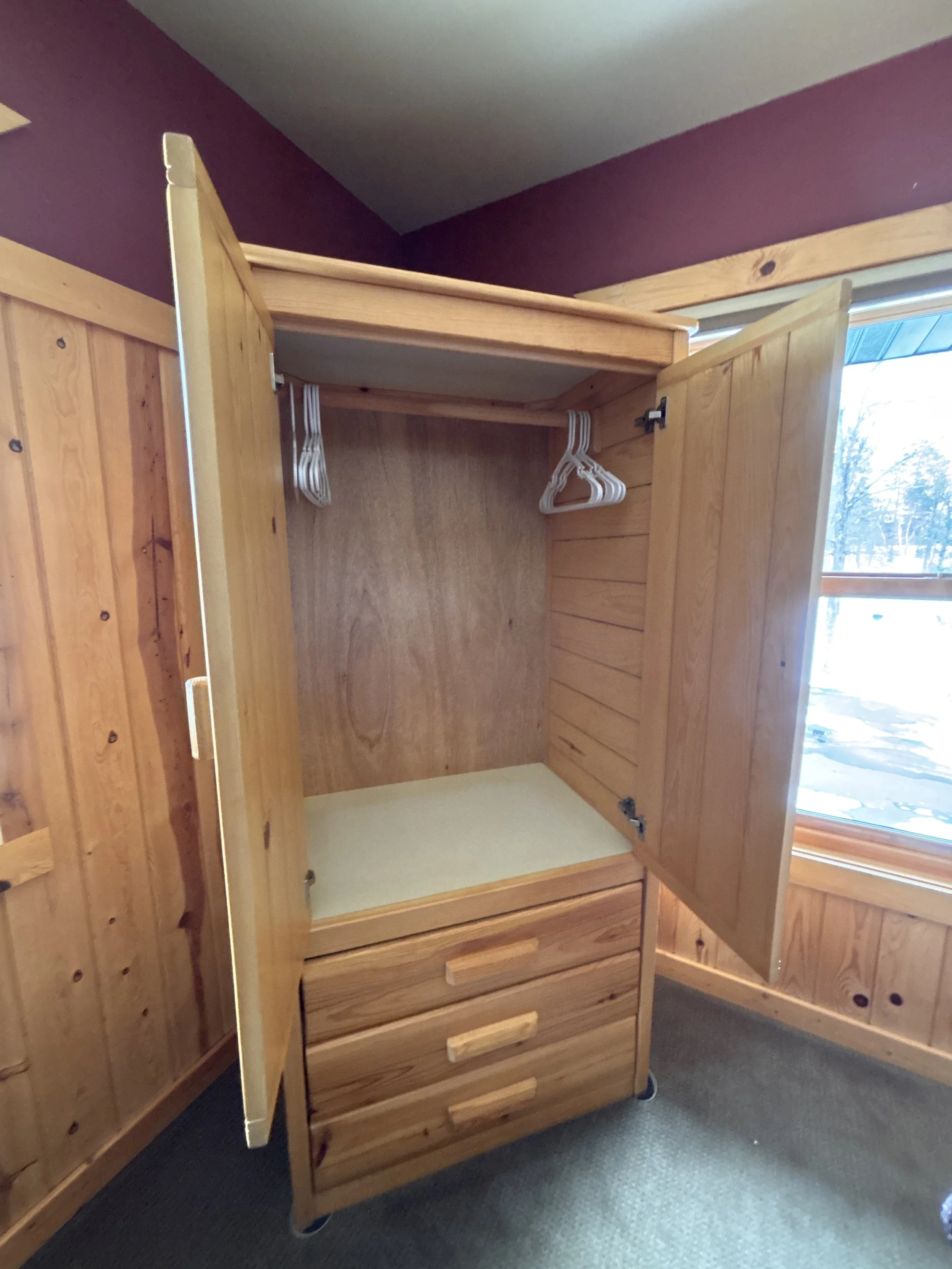 BEDROOM 2 - Second Floor: King Suite / Armoire