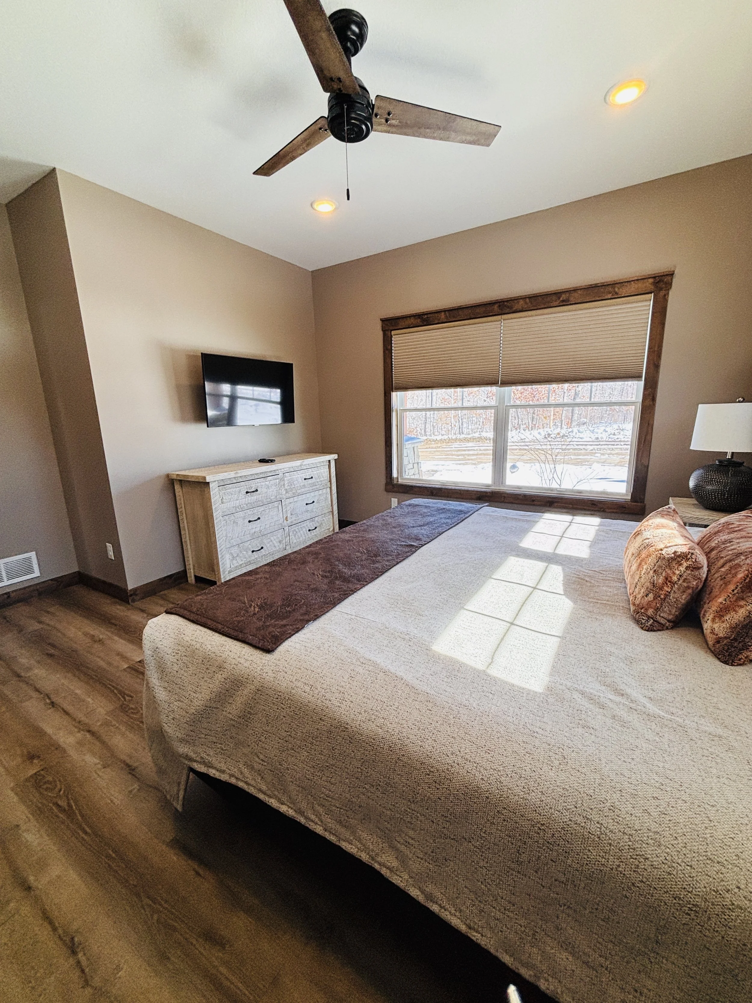 BEDROOM 1 - Main Floor: King Suite