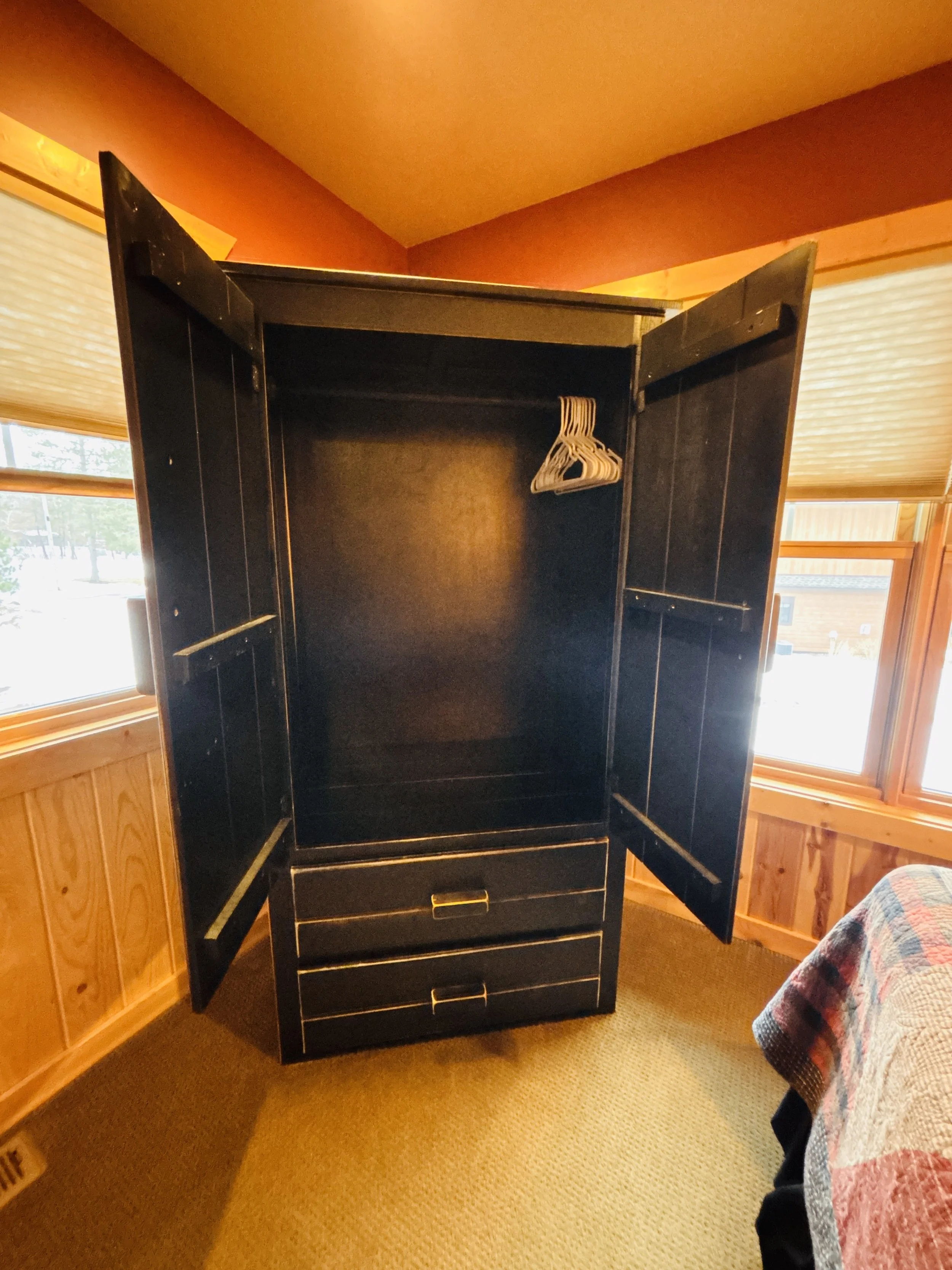 BEDROOM 2 - Second Floor: King Suite / Armoire