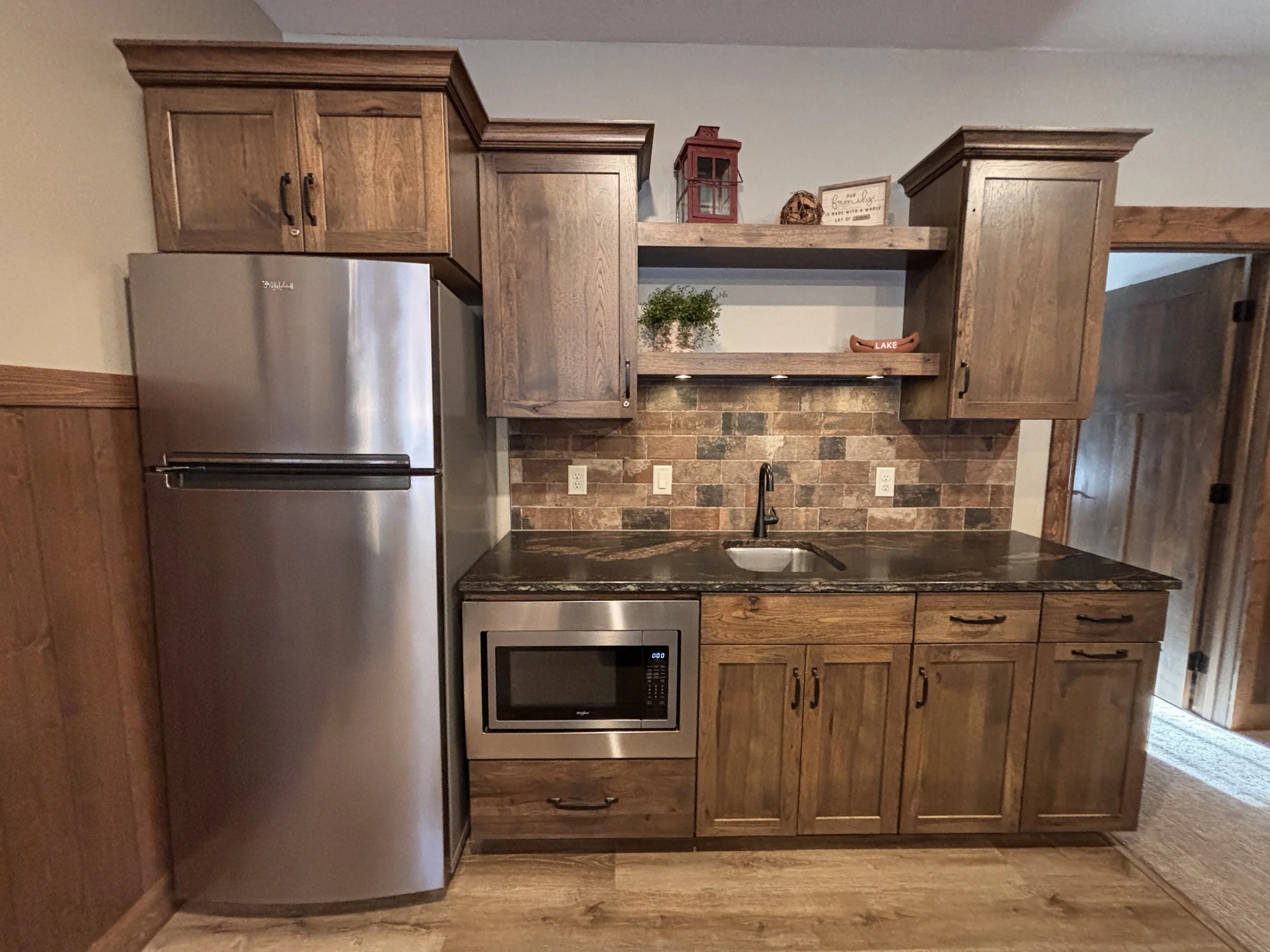 Second Floor: Living Room / Kitchenette