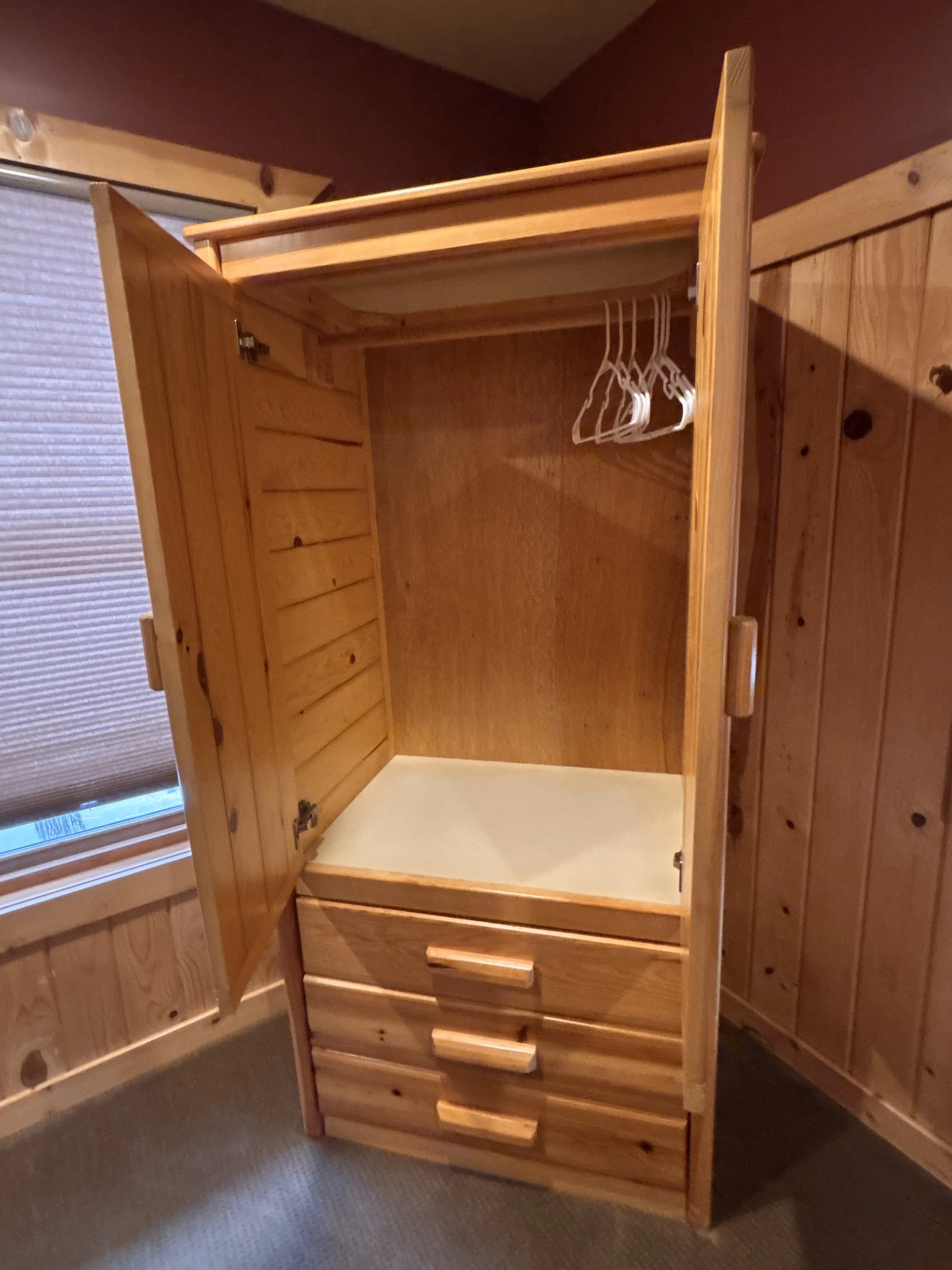 BEDROOM 2 - Second Floor: King Suite / Armoire