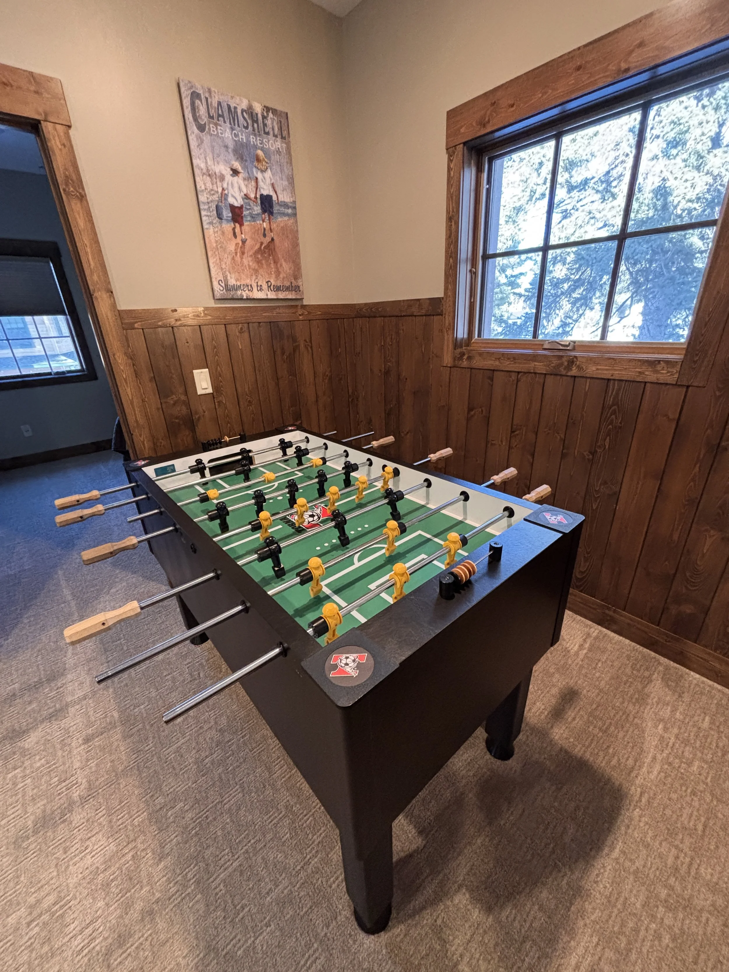 Second Floor: Living Room / Foosball Table