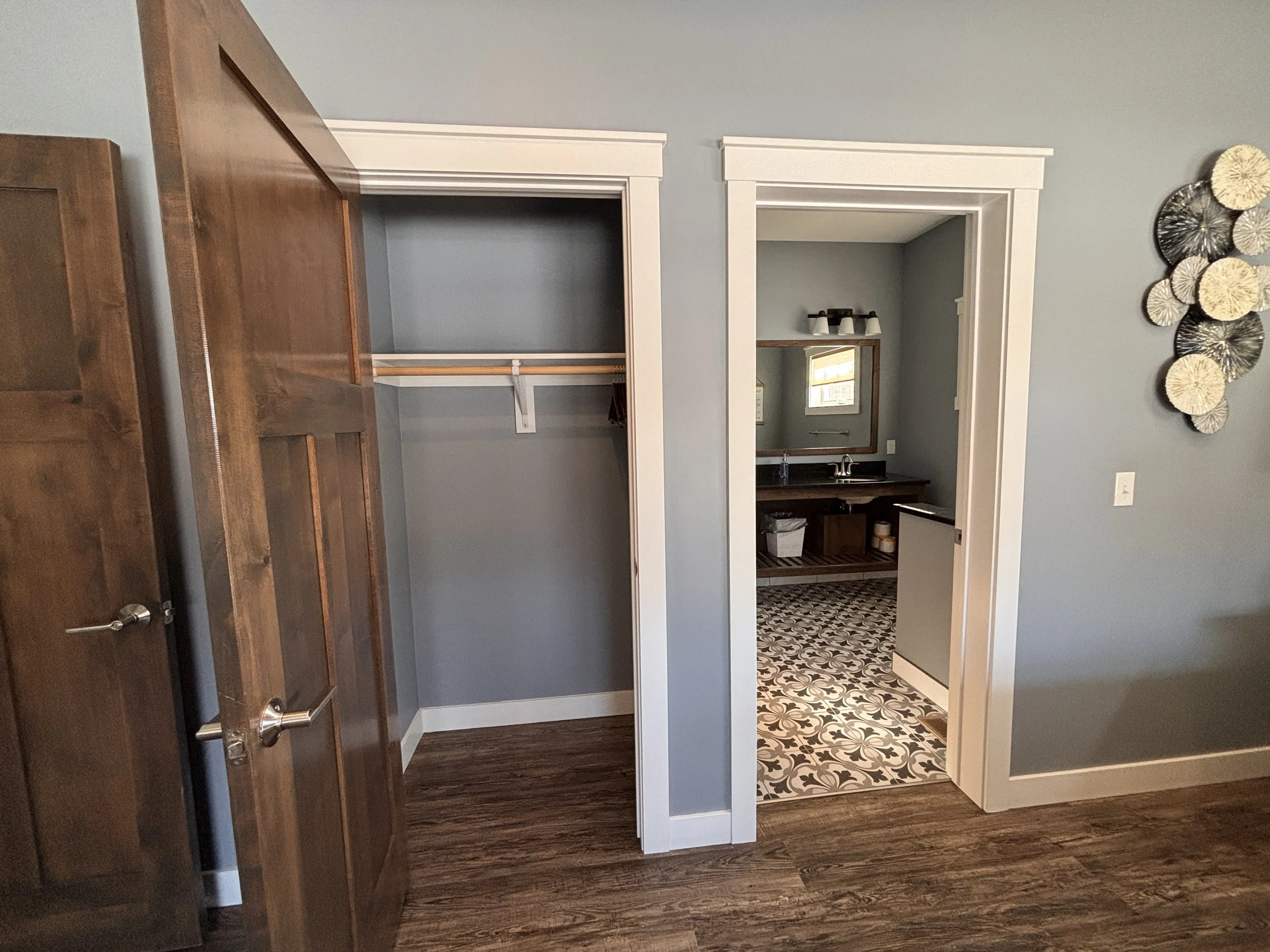 BEDROOM 2 - Main Floor: King Suite / Closet & Bathroom Entry