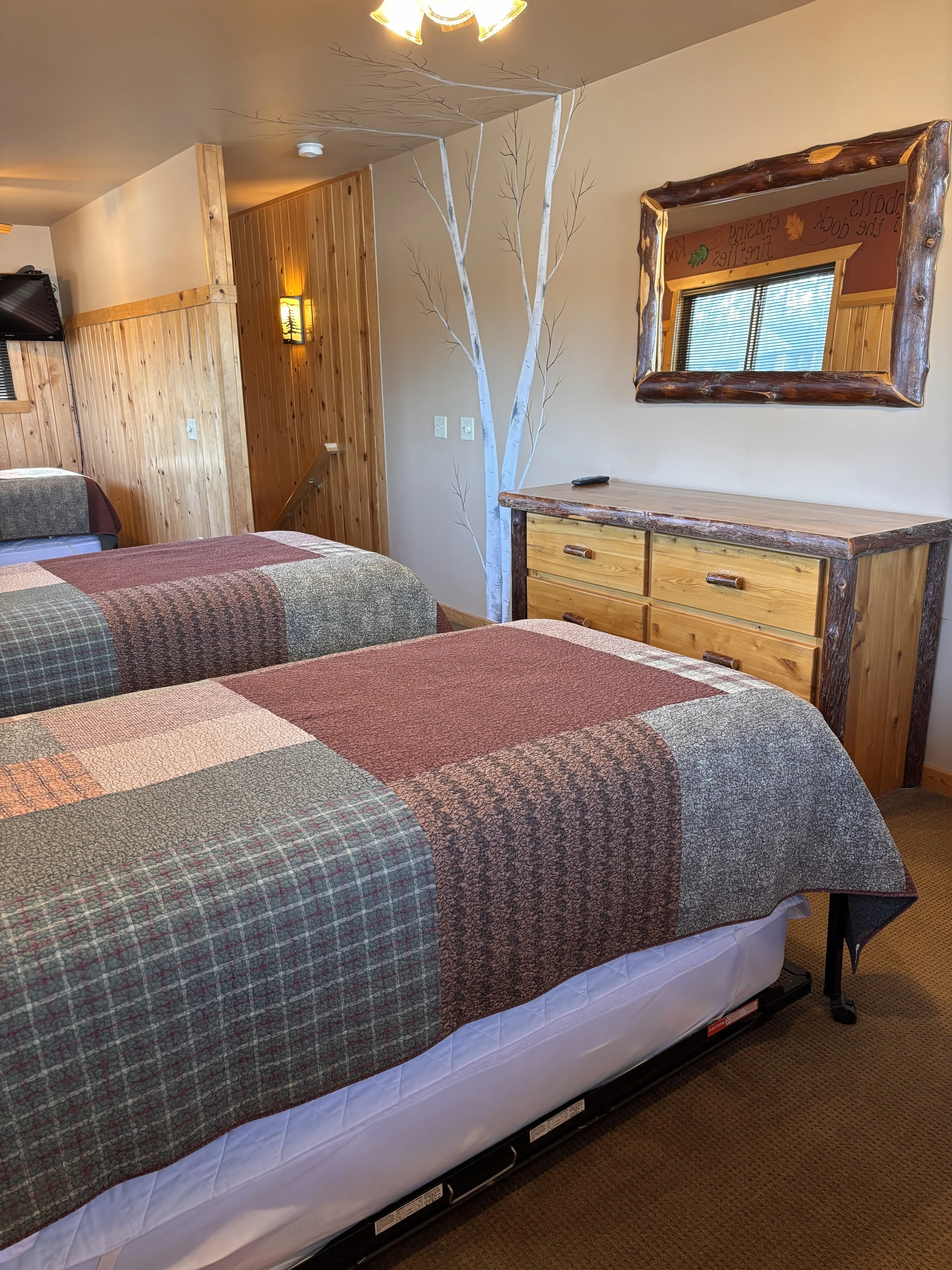 BEDROOM 4 - Third Floor Loft:  3 Twin Beds / 3 Twin Trundle Beds